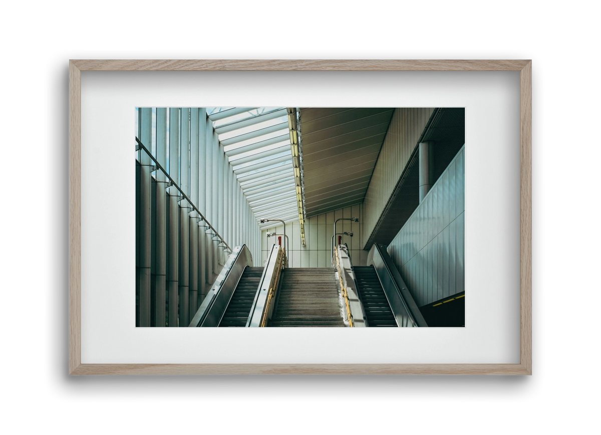 Pathway, 45x30 cm (30x20 cm), Tölgy keret, paszpartuval