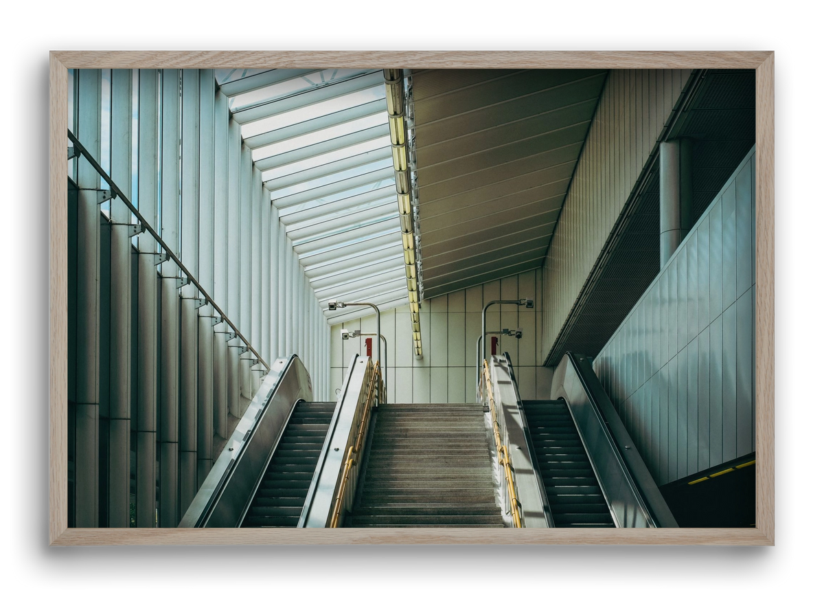 Pathway, 60x40 cm (60x40 cm), Tölgy keret