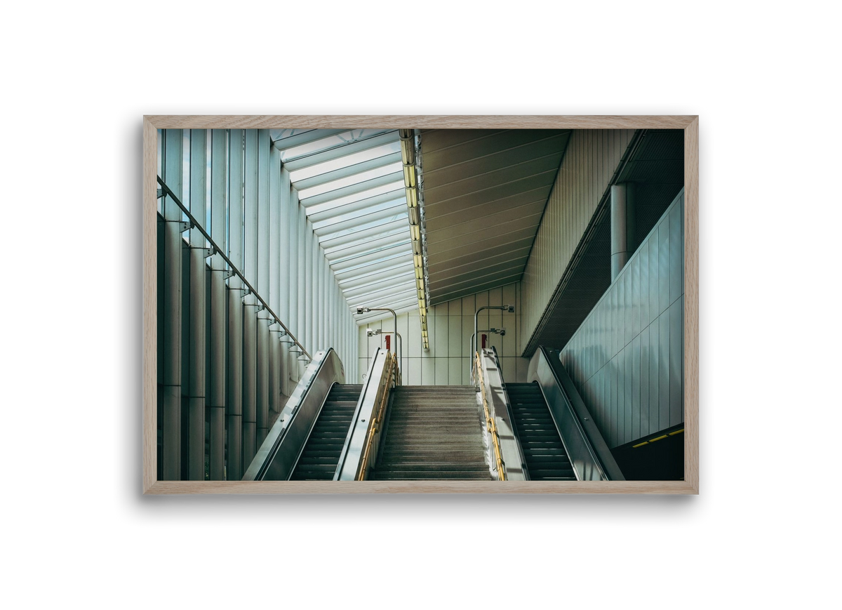 Pathway, 30x20 cm (30x20 cm), Tölgy keret