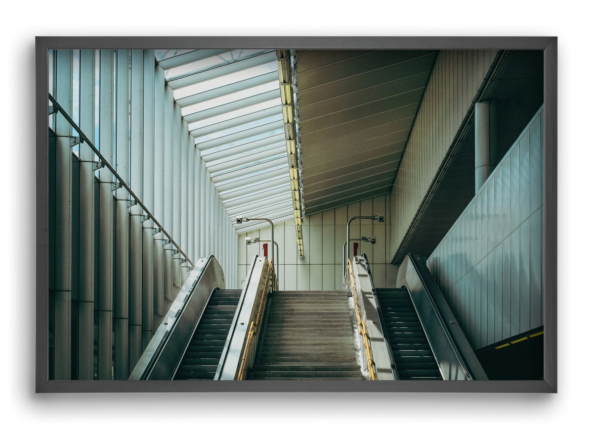 Pathway, 60x40 cm (60x40 cm), Fekete keret