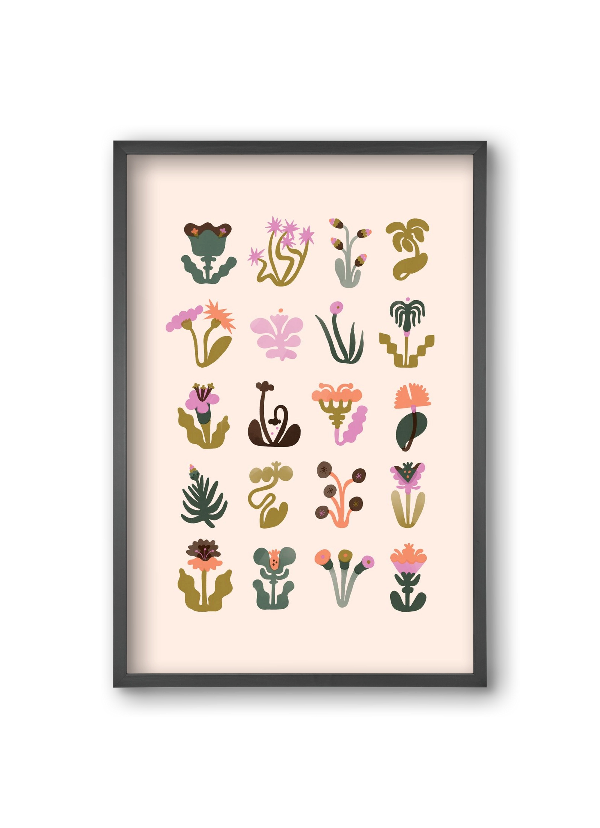 Bloom, 20x30 cm (20x30 cm), Fekete keret