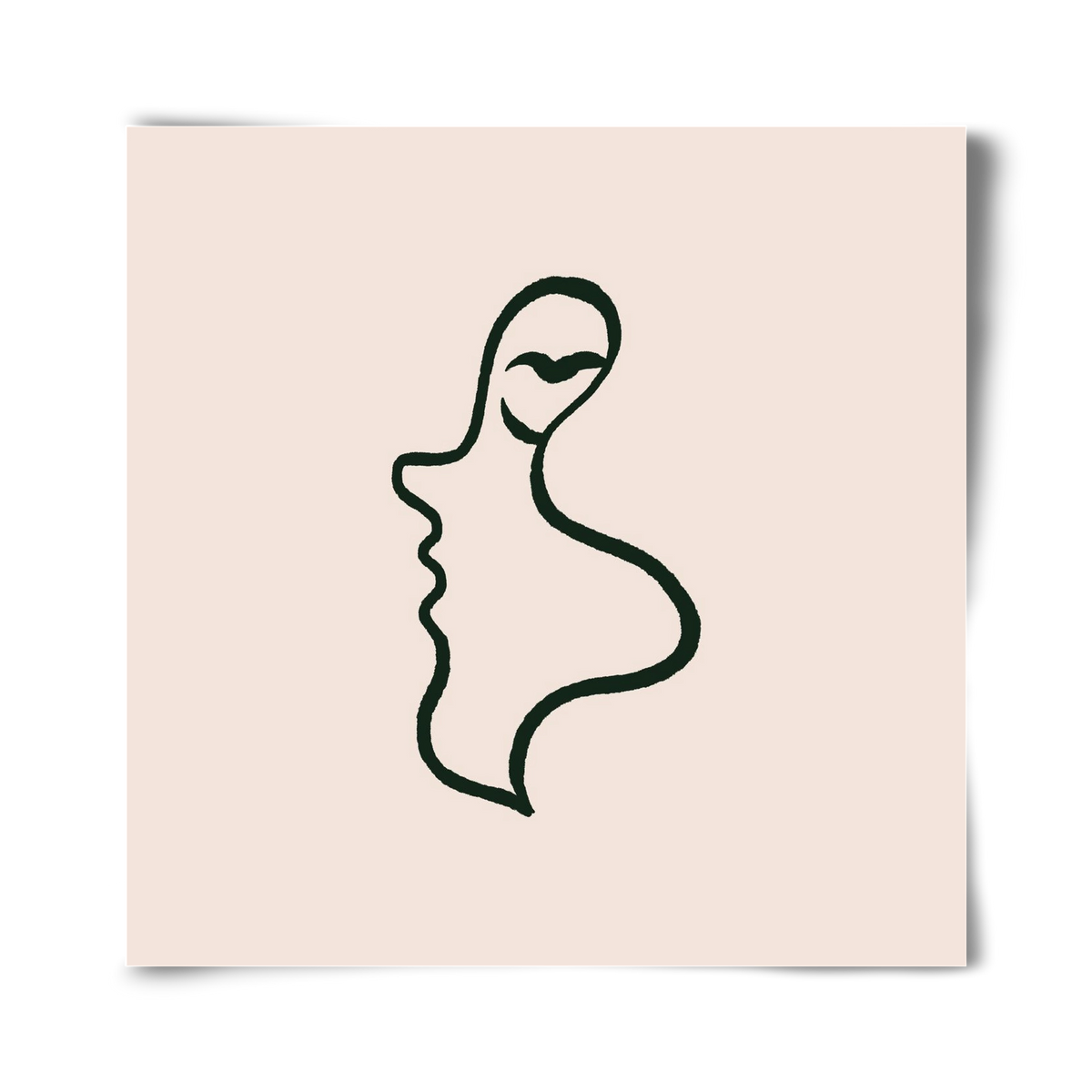 Silence, 40x40 cm, Keret nélkül