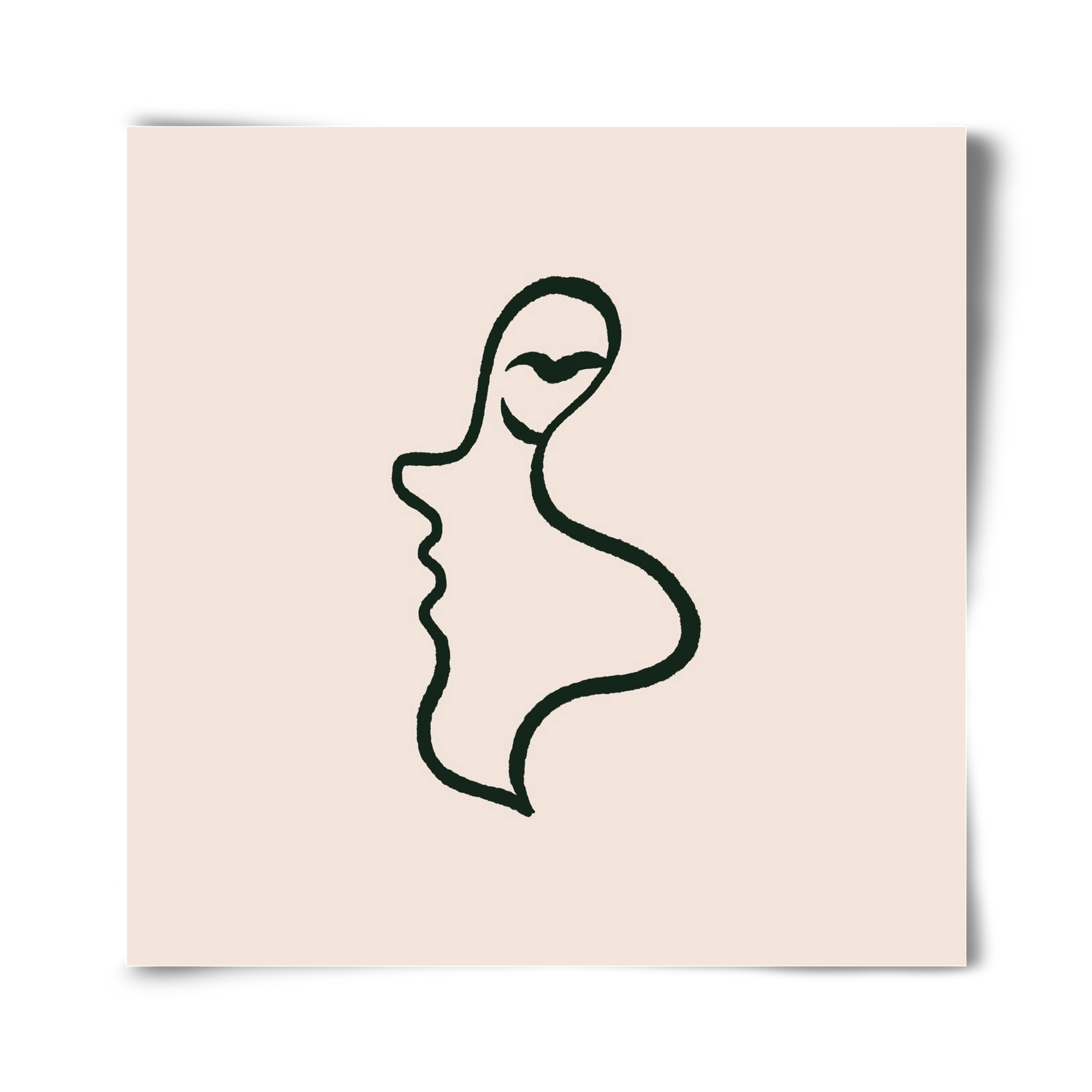 Silence, 40x40 cm, Keret nélkül