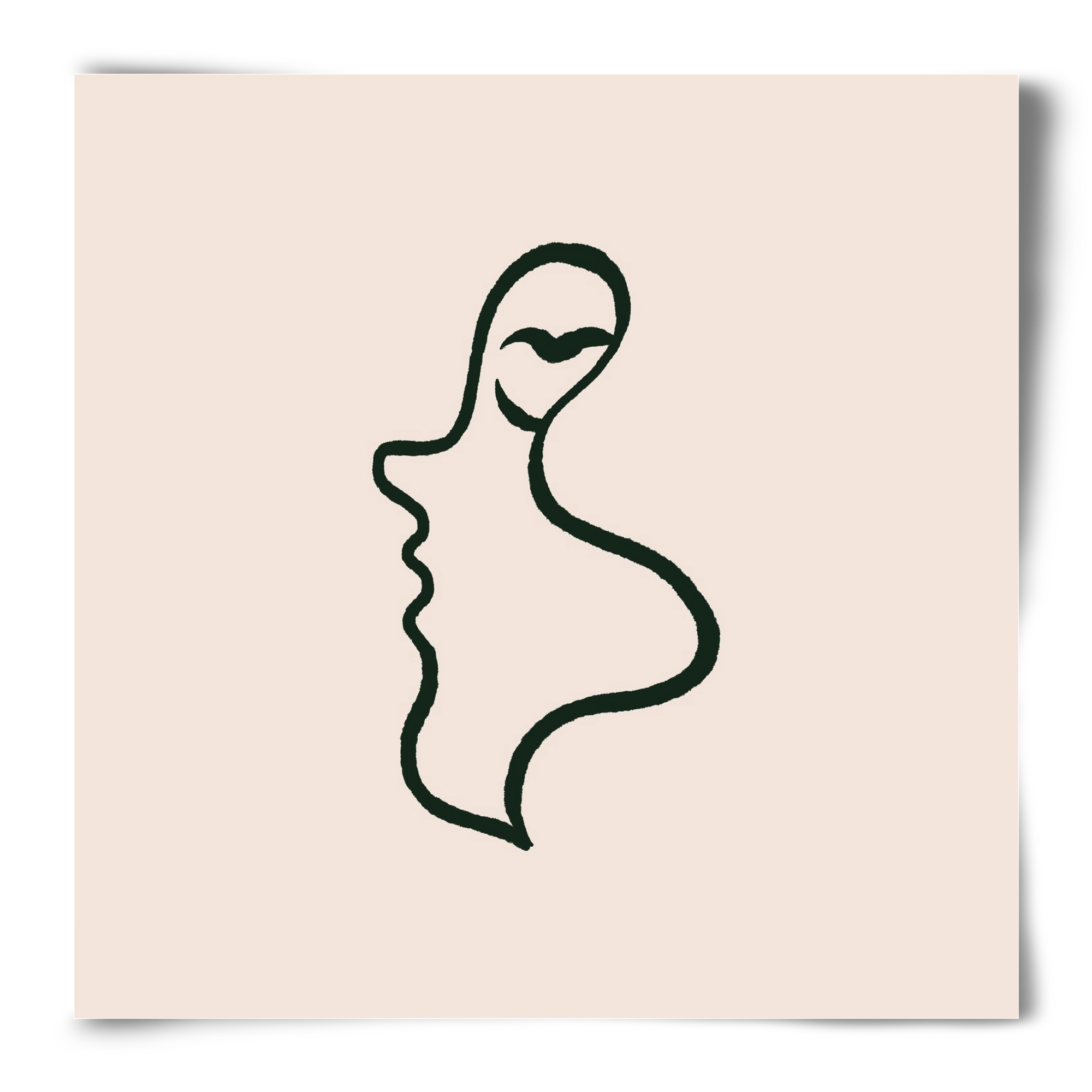 Silence, 50x50 cm, Keret nélkül