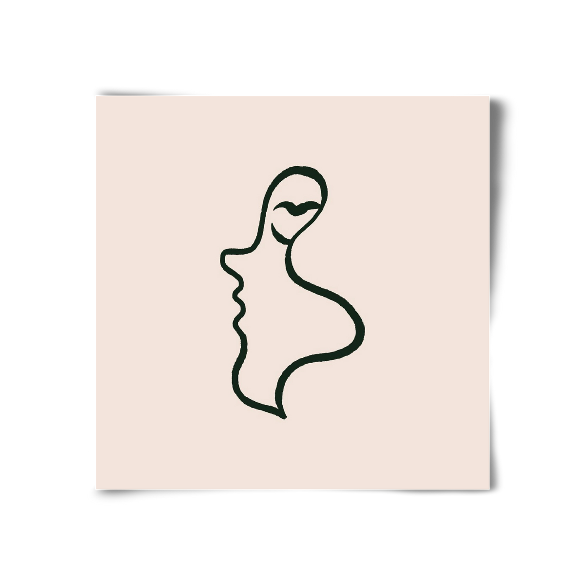 Silence, 30x30 cm, Keret nélkül