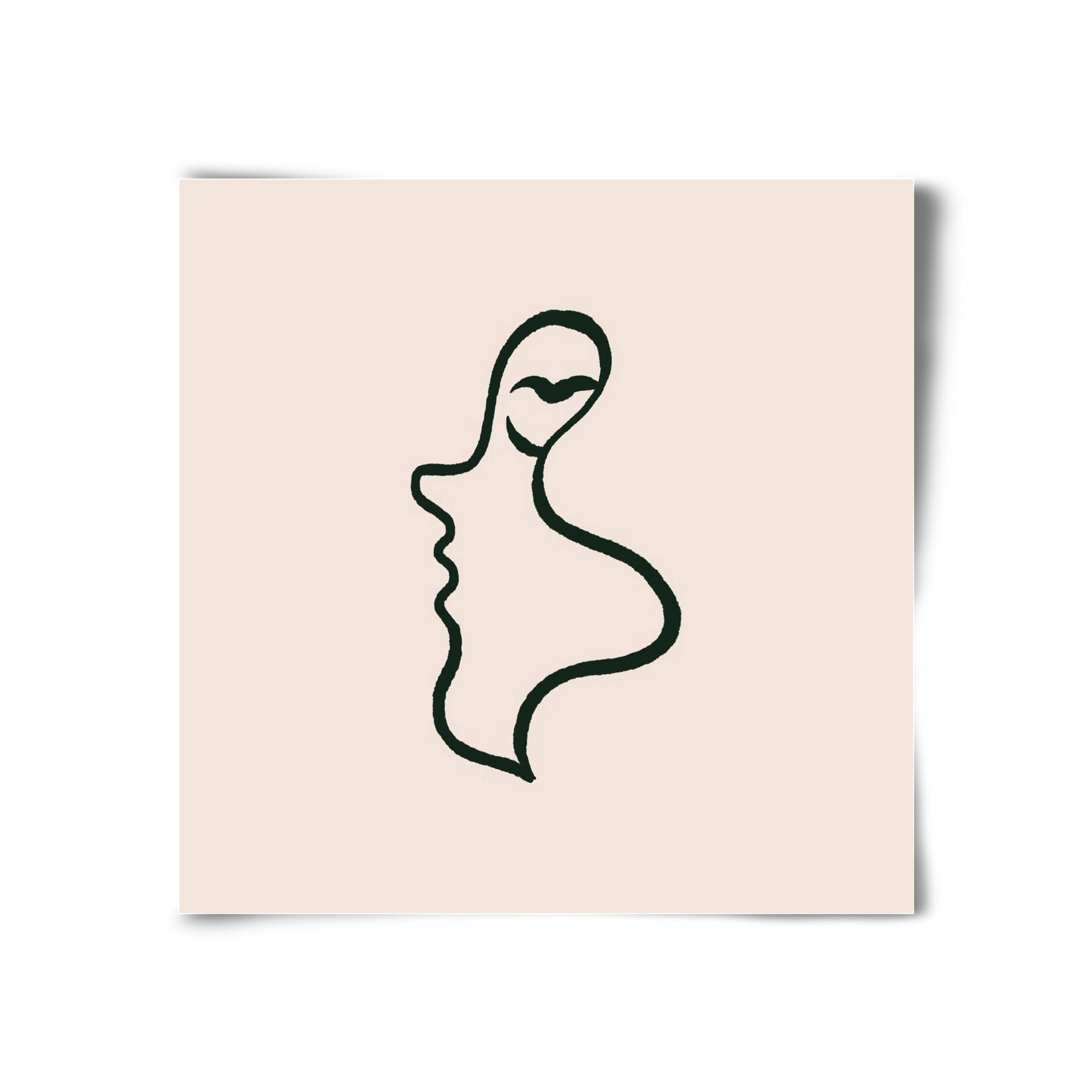 Silence, 30x30 cm, Keret nélkül