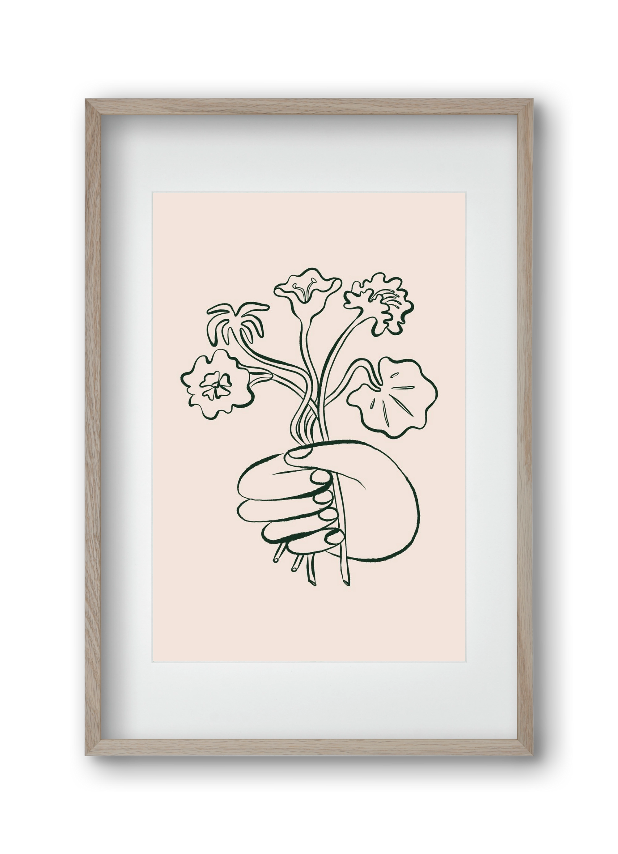 For You, 30x45 cm (20x30 cm), Tölgy keret, paszpartuval