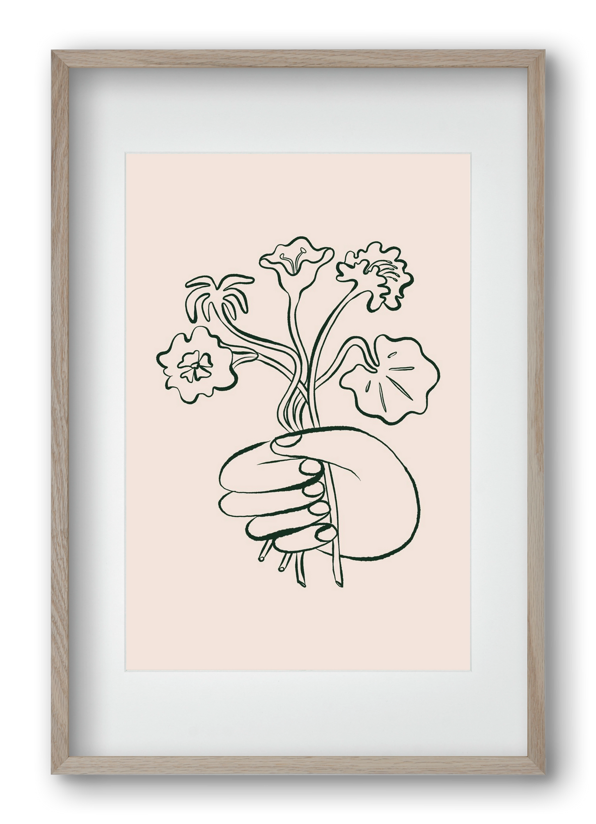 For You, 40x60 cm (30x45 cm), Tölgy keret, paszpartuval