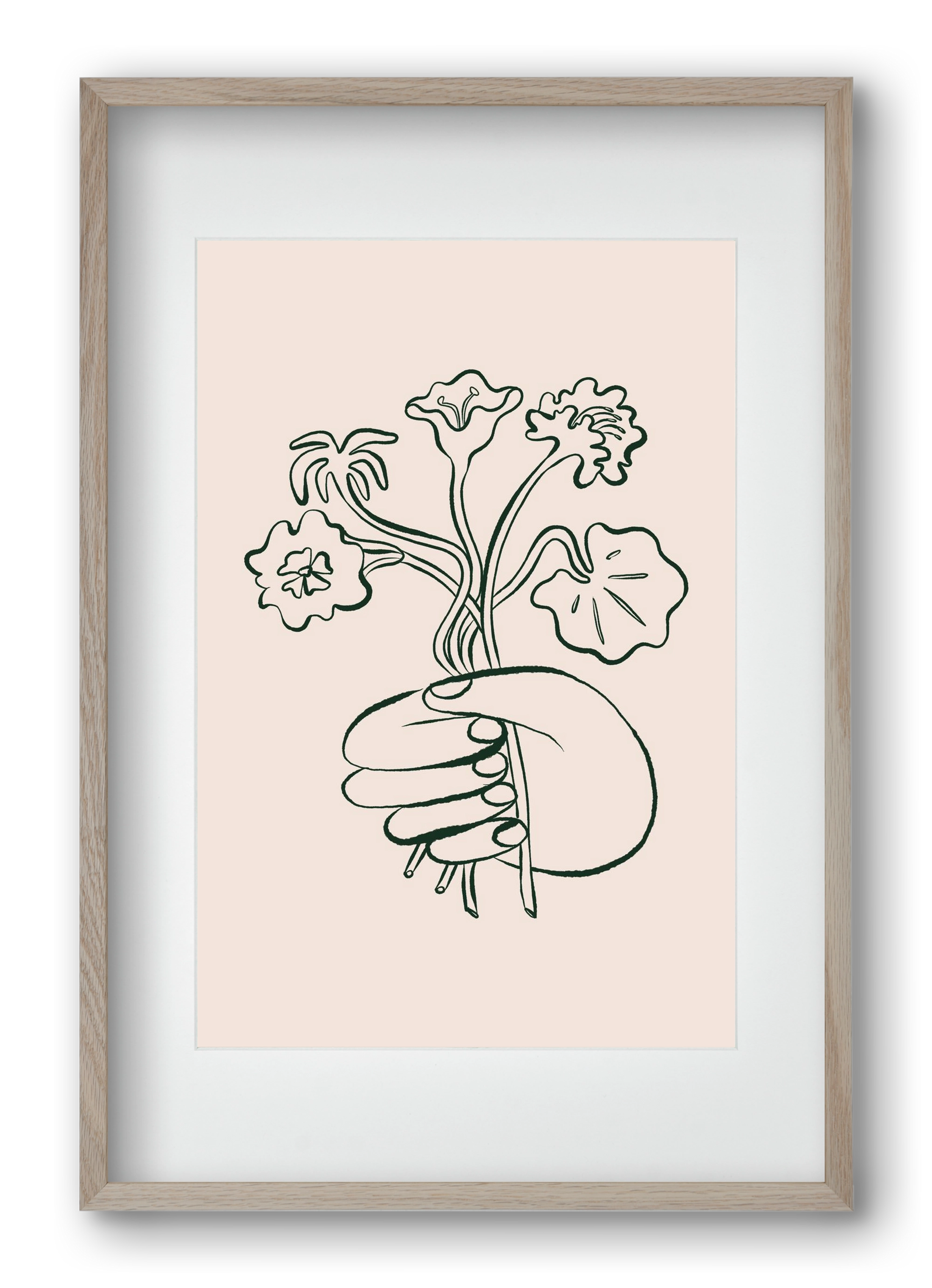 For You, 40x60 cm (30x45 cm), Tölgy keret, paszpartuval