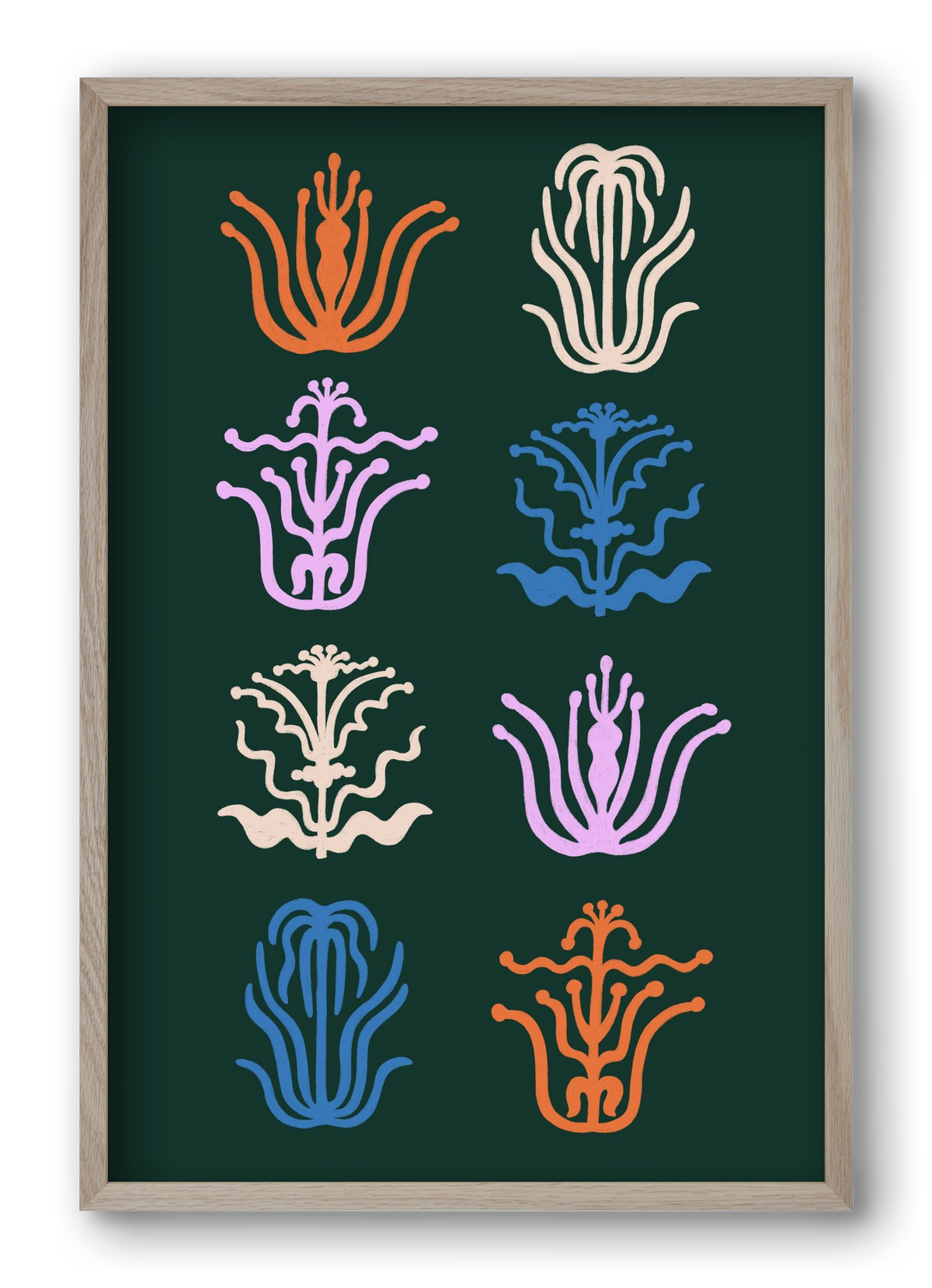 Játék, 40x60 cm (40x60 cm), Tölgy keret