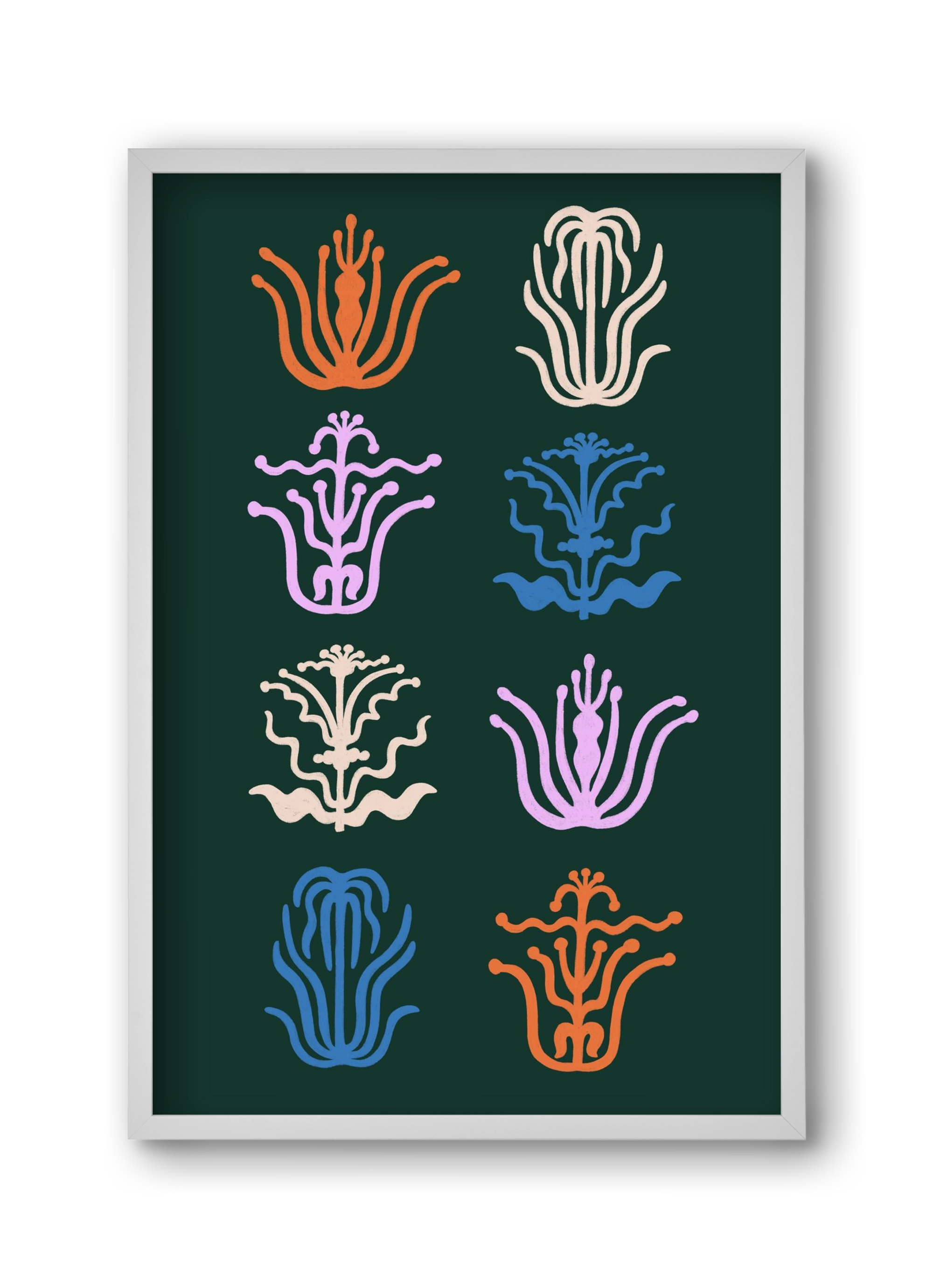 Játék, 30x45 cm (30x45 cm), Fehér keret