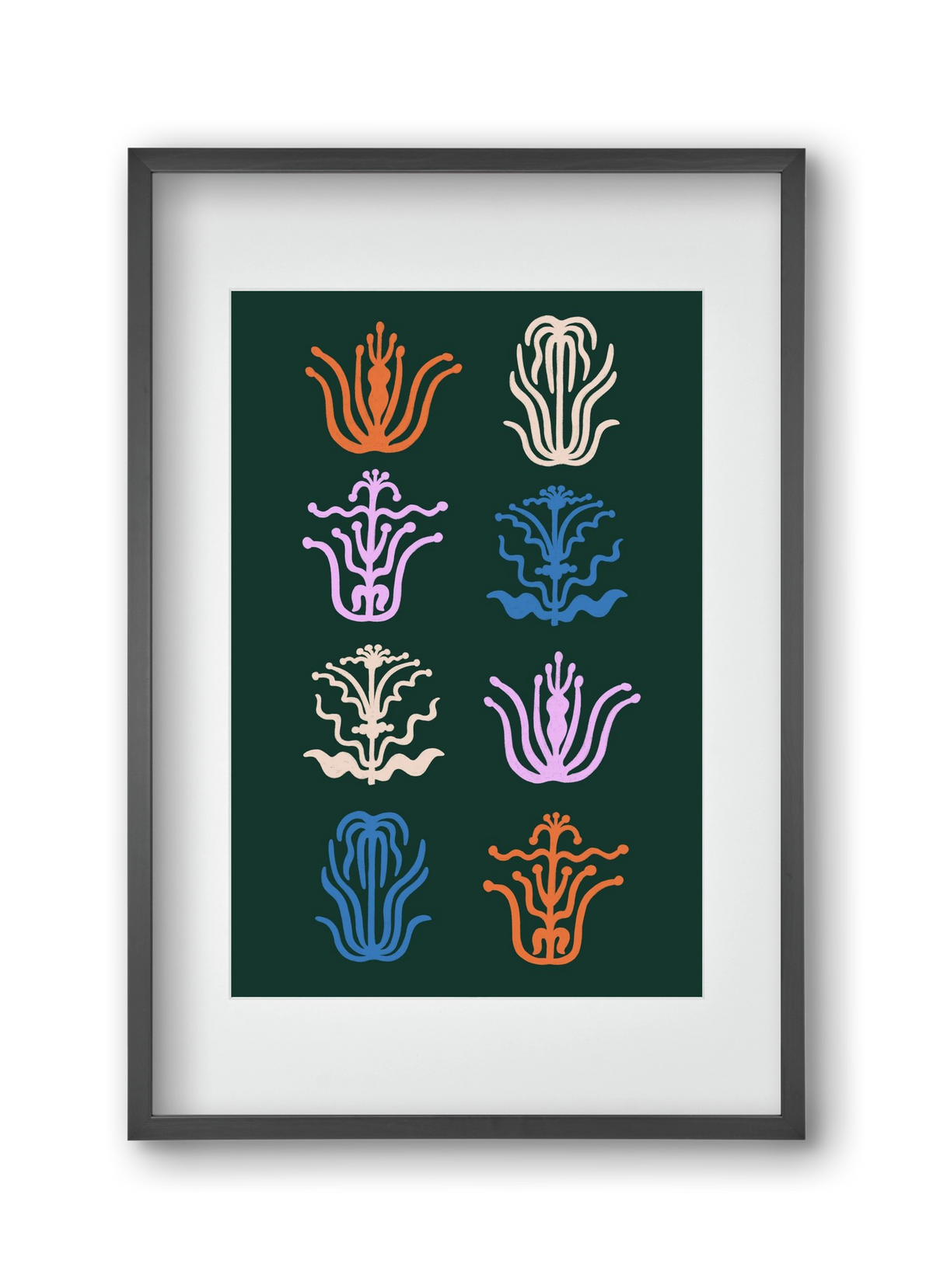 Játék, 30x45 cm (20x30 cm), Fekete keret, paszpartuval