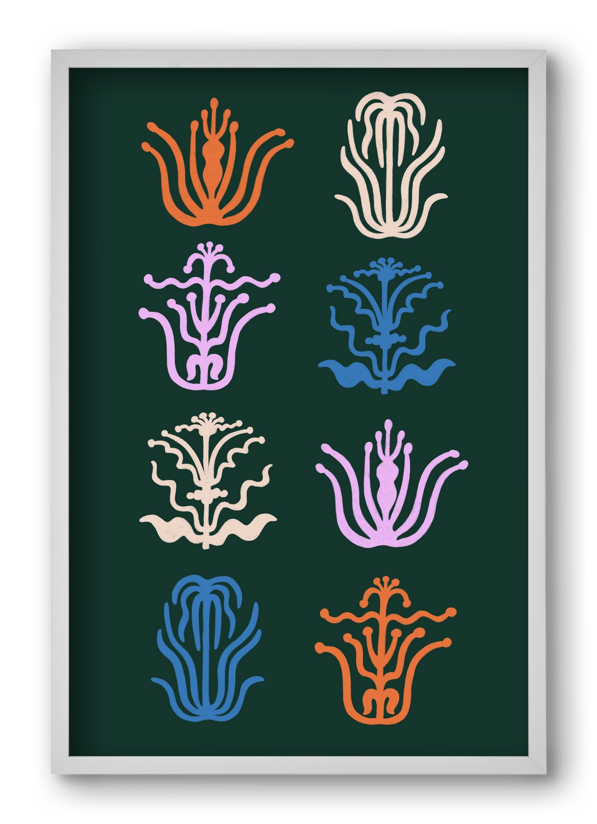 Játék, 40x60 cm (40x60 cm), Fehér keret