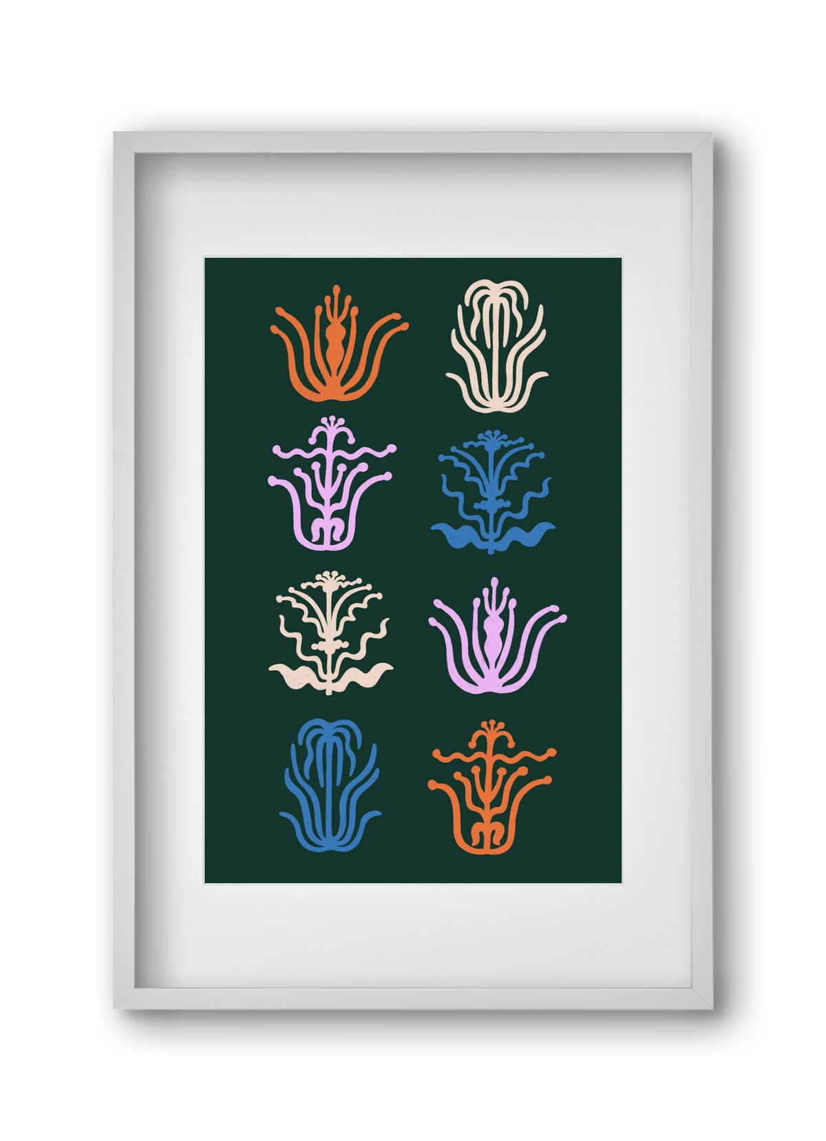 Játék, 30x45 cm (20x30 cm), Fehér keret, paszpartuval