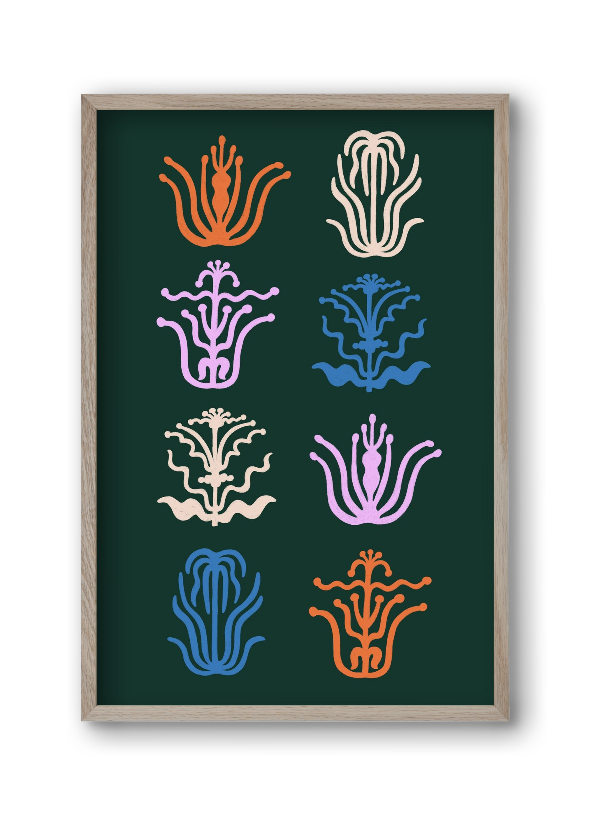 Játék, 30x45 cm (30x45 cm), Tölgy keret