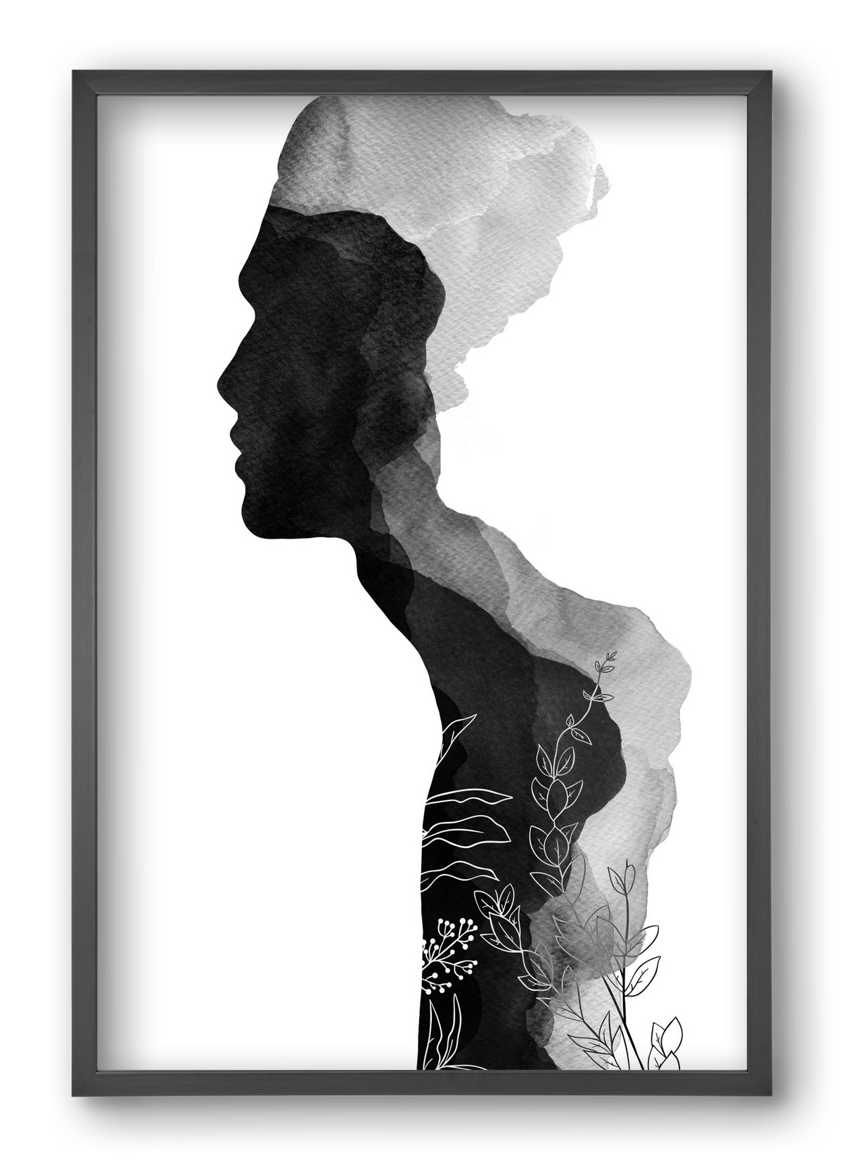 Him, 40x60 cm (40x60 cm), Fekete keret