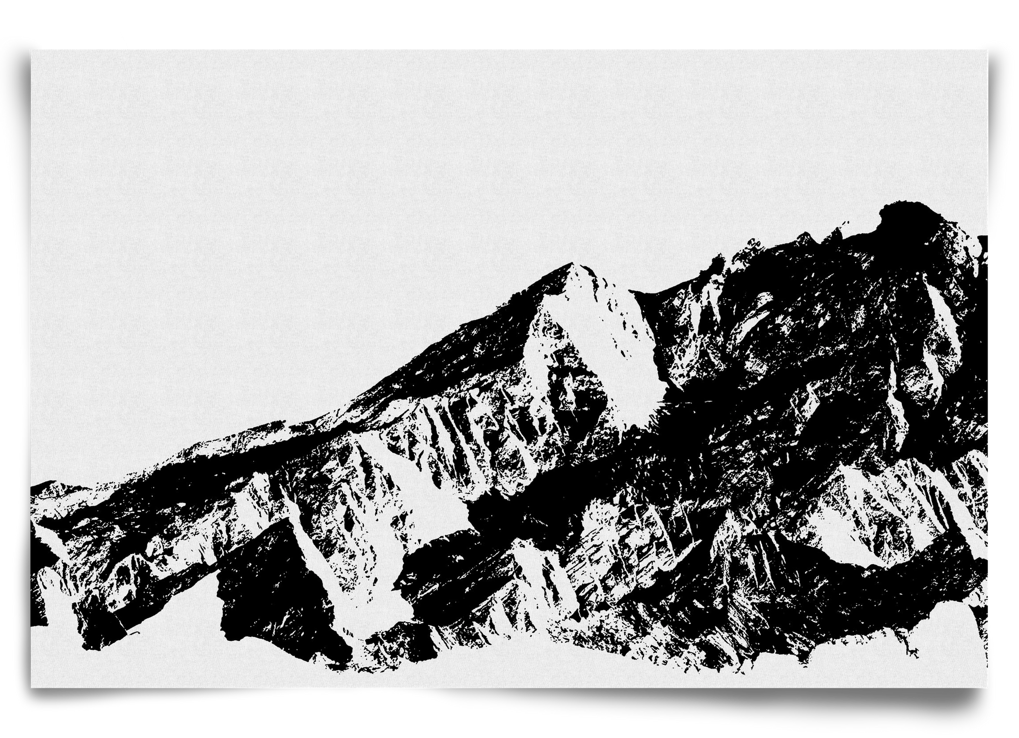 Mountains I., 90x60 cm, Keret nélkül