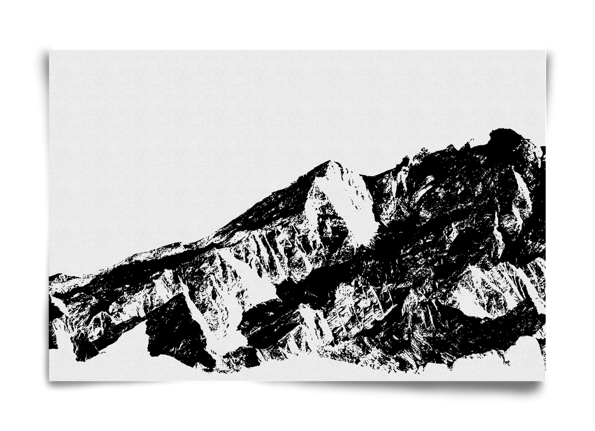 Mountains I., 60x40 cm, Keret nélkül