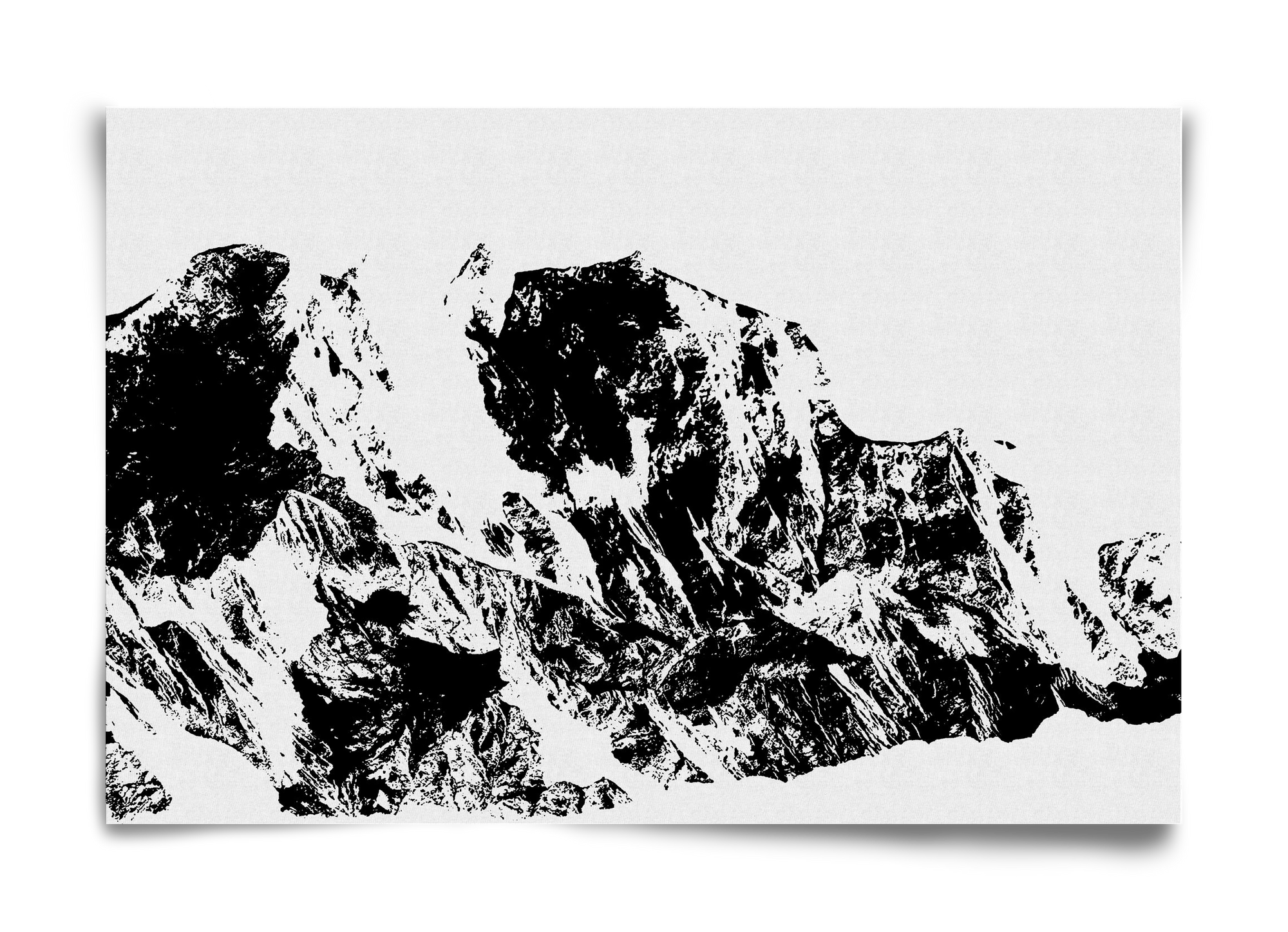 Mountains II., 60x40 cm, Keret nélkül