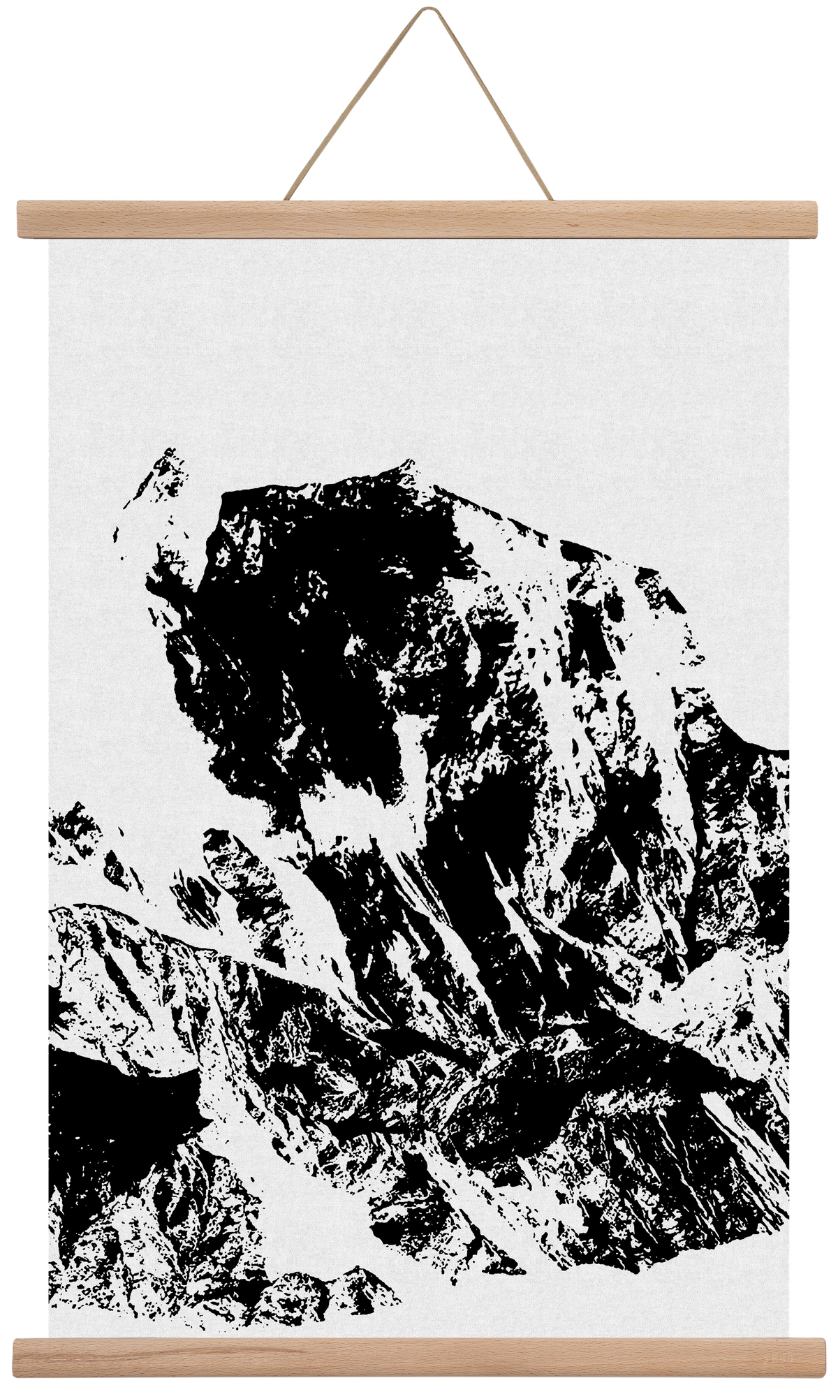 Mountains II., 60x40 cm (60x40 cm), Tölgy akasztó