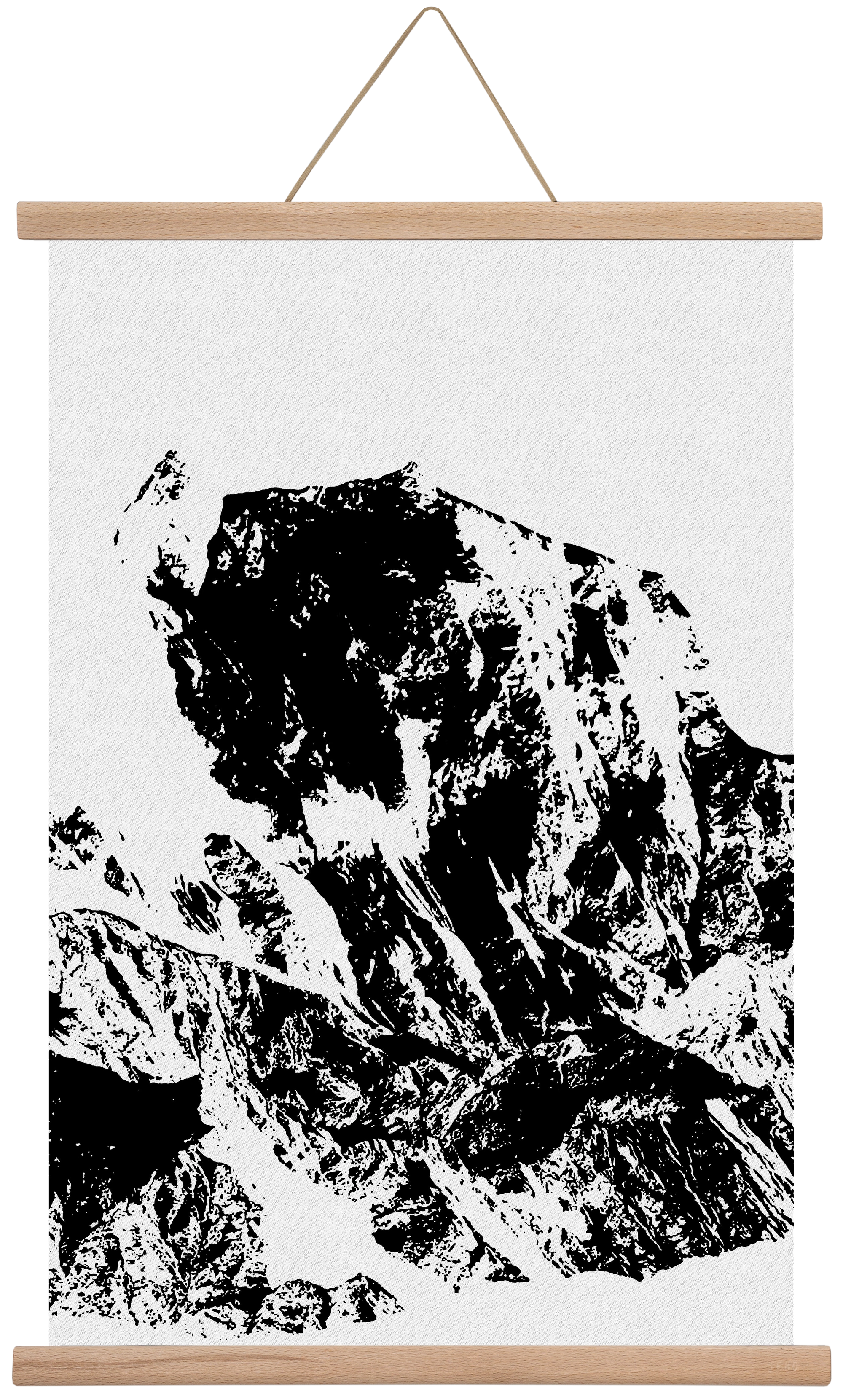 Mountains II., 60x40 cm (60x40 cm), Tölgy akasztó