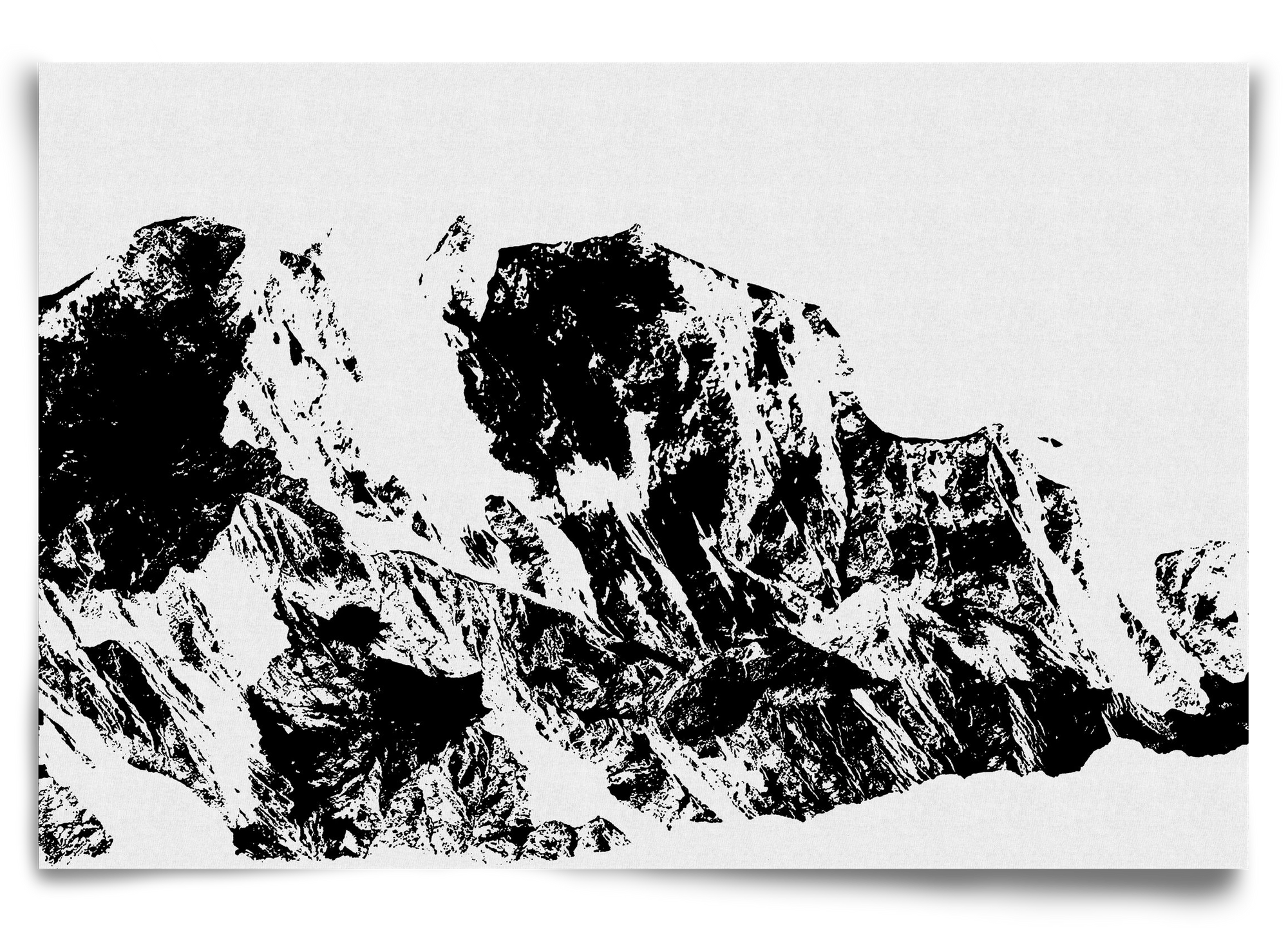 Mountains II., 90x60 cm, Keret nélkül