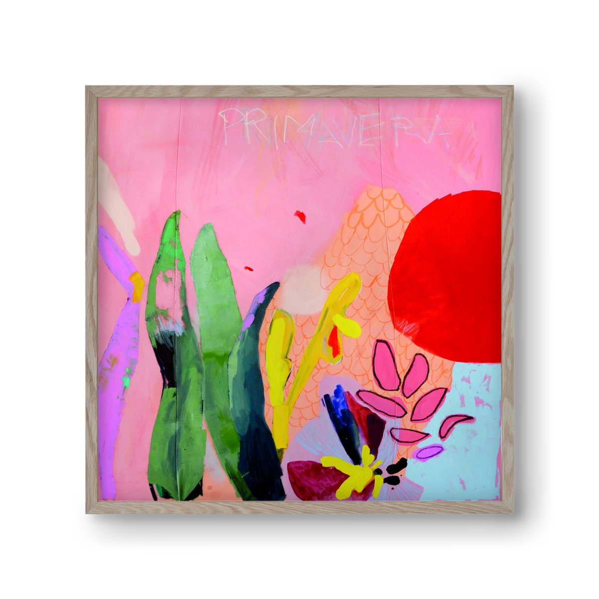 Primavera, 30x30 cm (30x30 cm), Tölgy keret