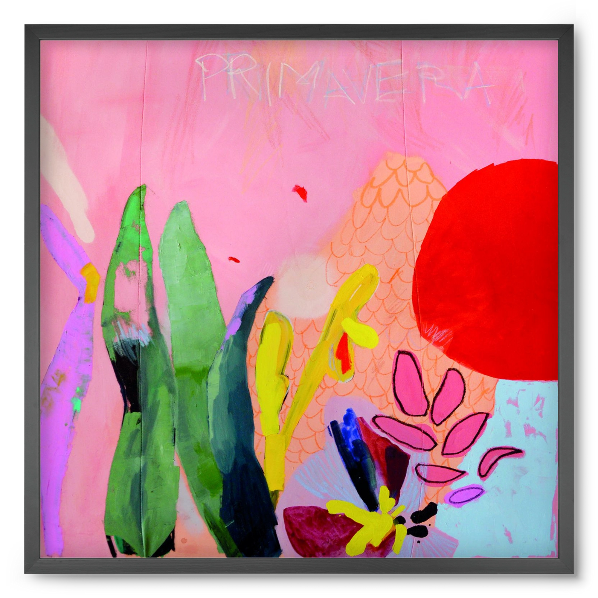 Primavera, 50x50 cm (50x50 cm), Fekete keret