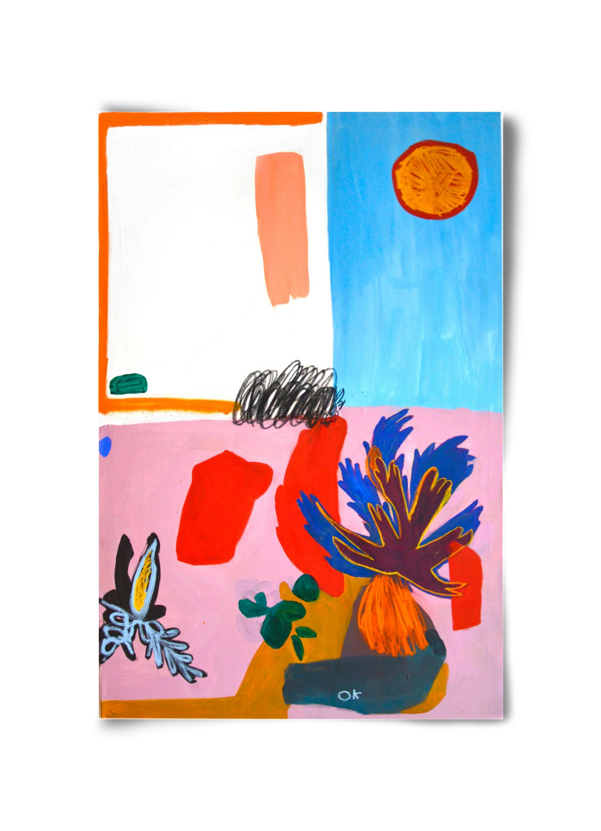 Saturn, 30x45 cm, Keret nélkül