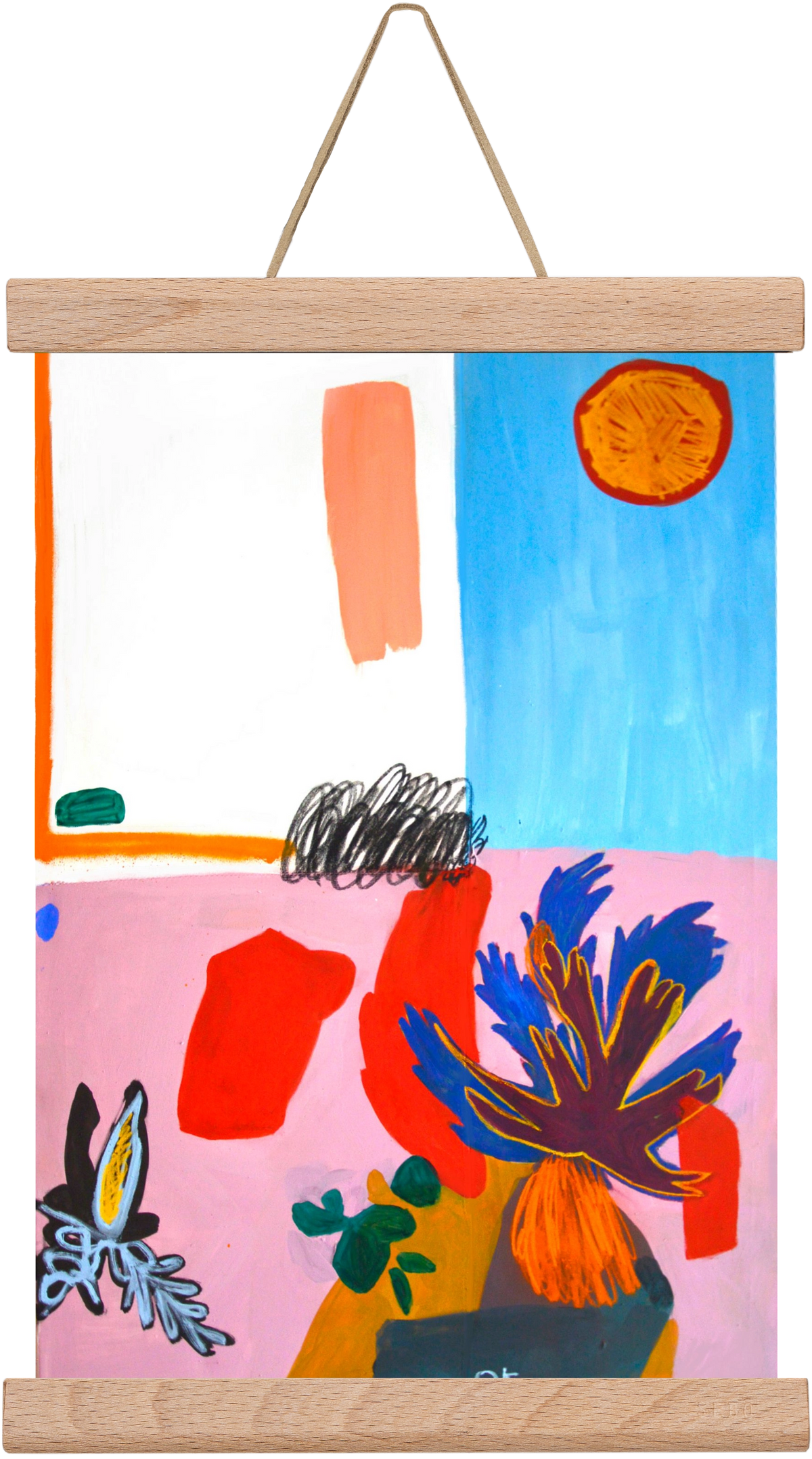 Saturn, 20x30 cm (20x30 cm), Tölgy akasztó