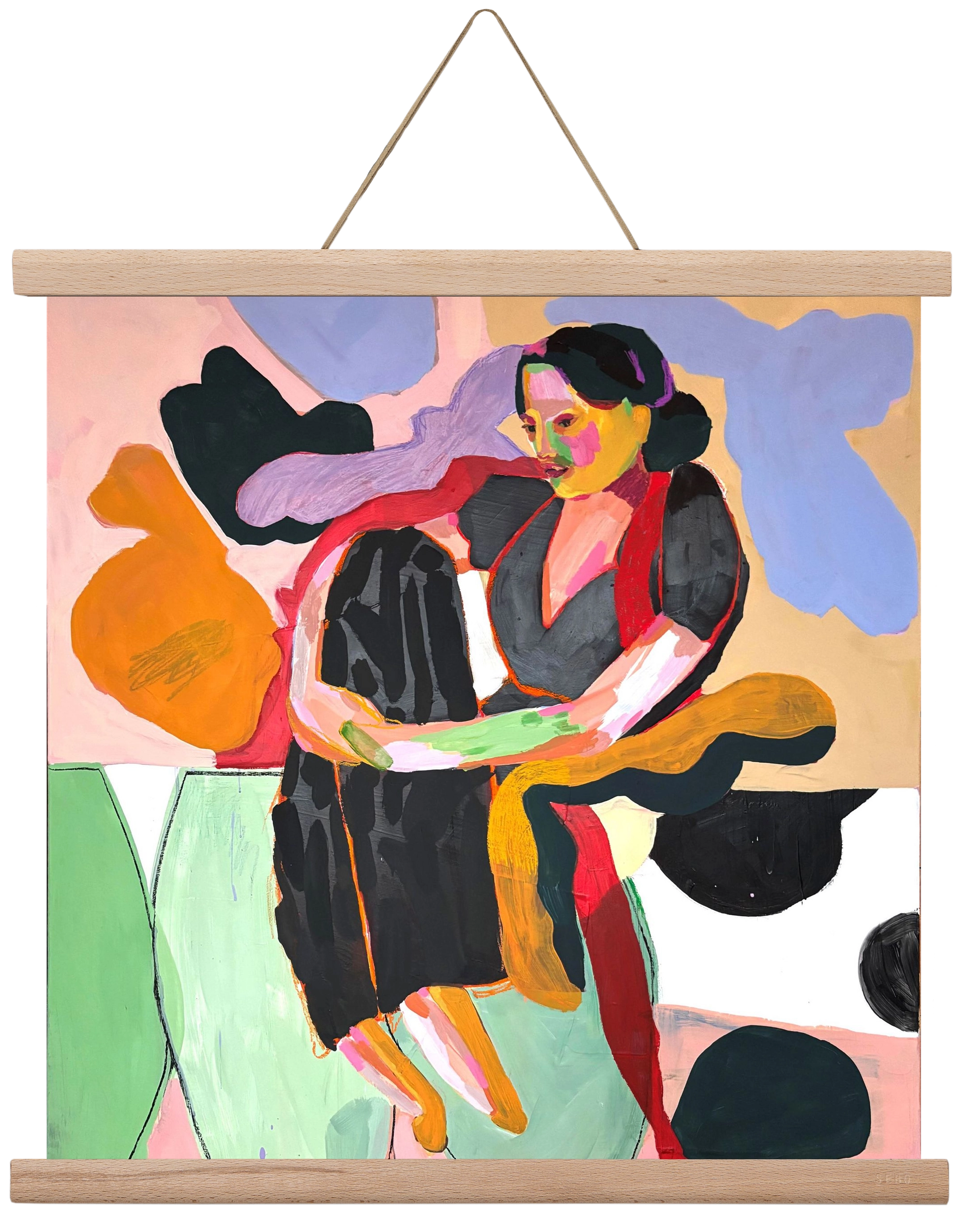 Paloma, 40x40 cm (40x40 cm), Tölgy akasztó