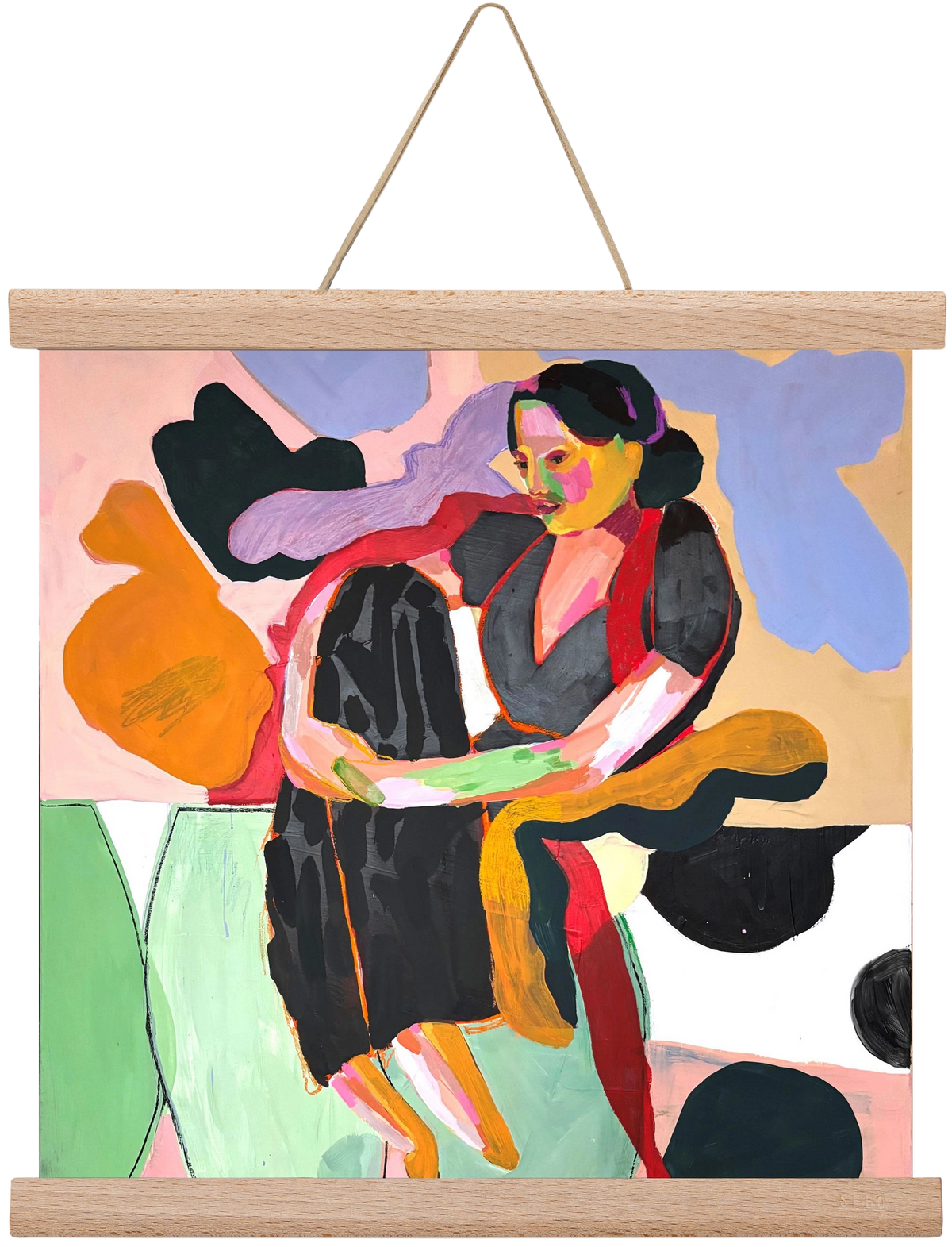 Paloma, 30x30 cm (30x30 cm), Tölgy akasztó