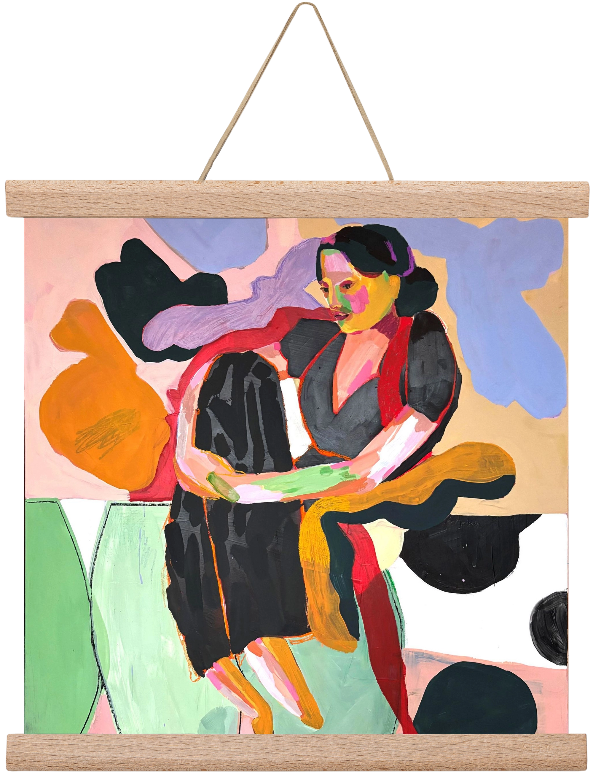 Paloma, 30x30 cm (30x30 cm), Tölgy akasztó