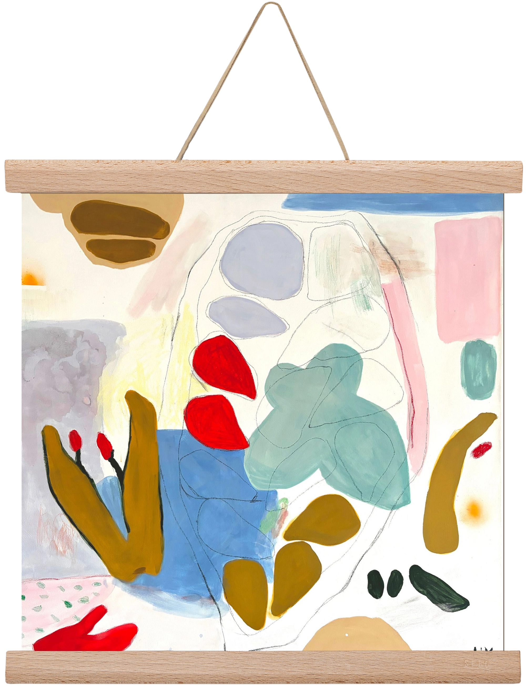 Cocoa, 30x30 cm (30x30 cm), Tölgy akasztó