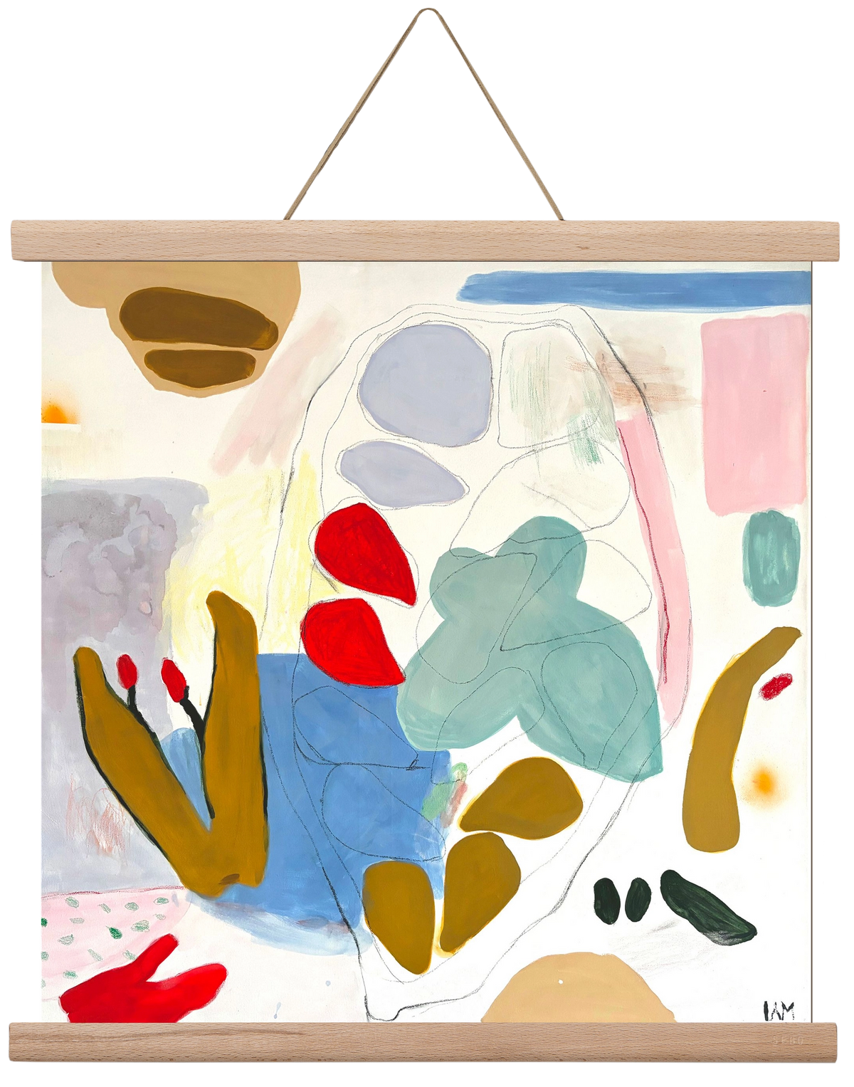 Cocoa, 40x40 cm (40x40 cm), Tölgy akasztó