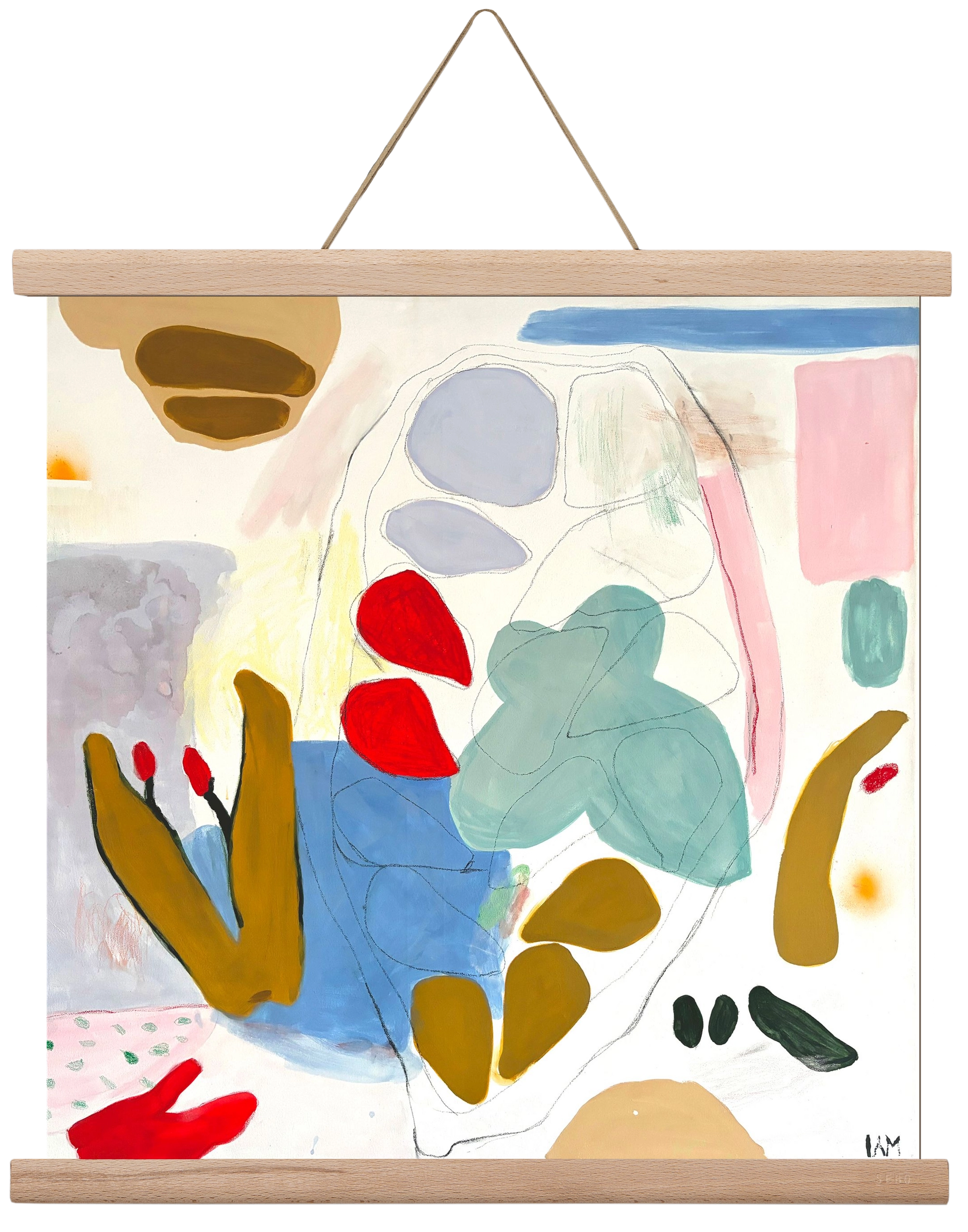 Cocoa, 40x40 cm (40x40 cm), Tölgy akasztó