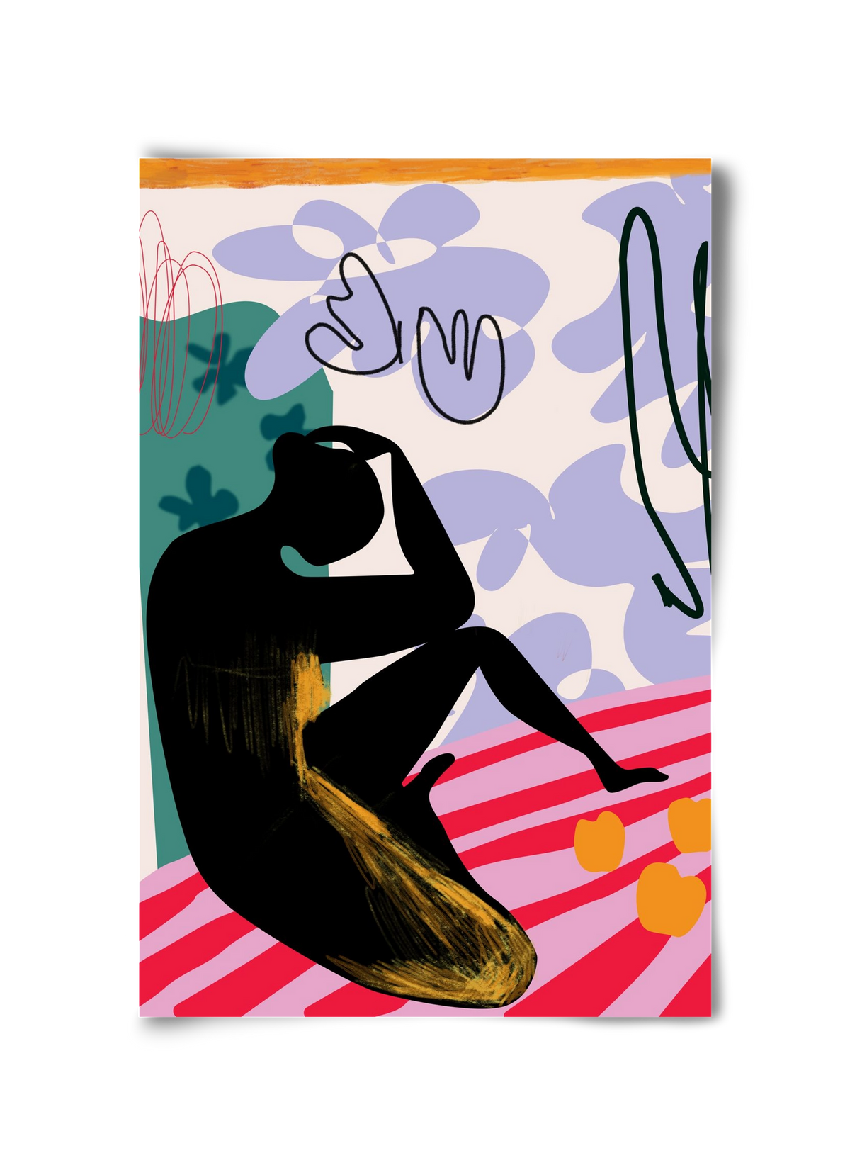 Luna Rosa, 30x45 cm, Keret nélkül