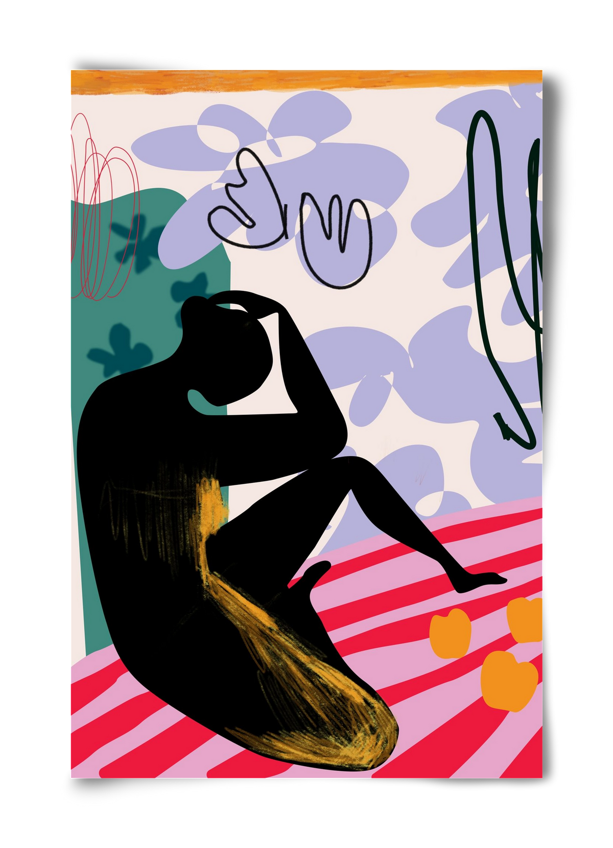 Luna Rosa, 40x60 cm, Keret nélkül