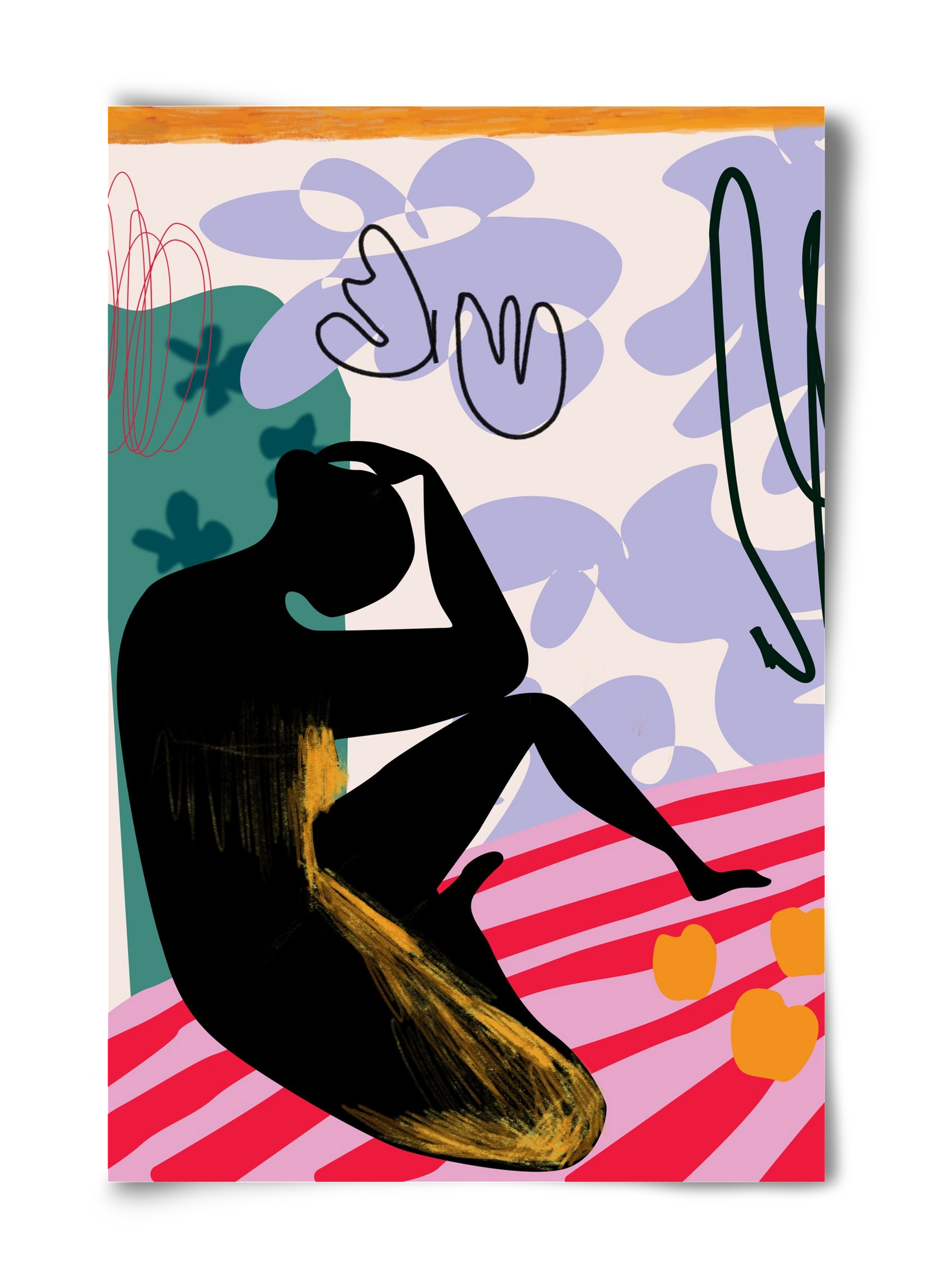 Luna Rosa, 40x60 cm, Keret nélkül