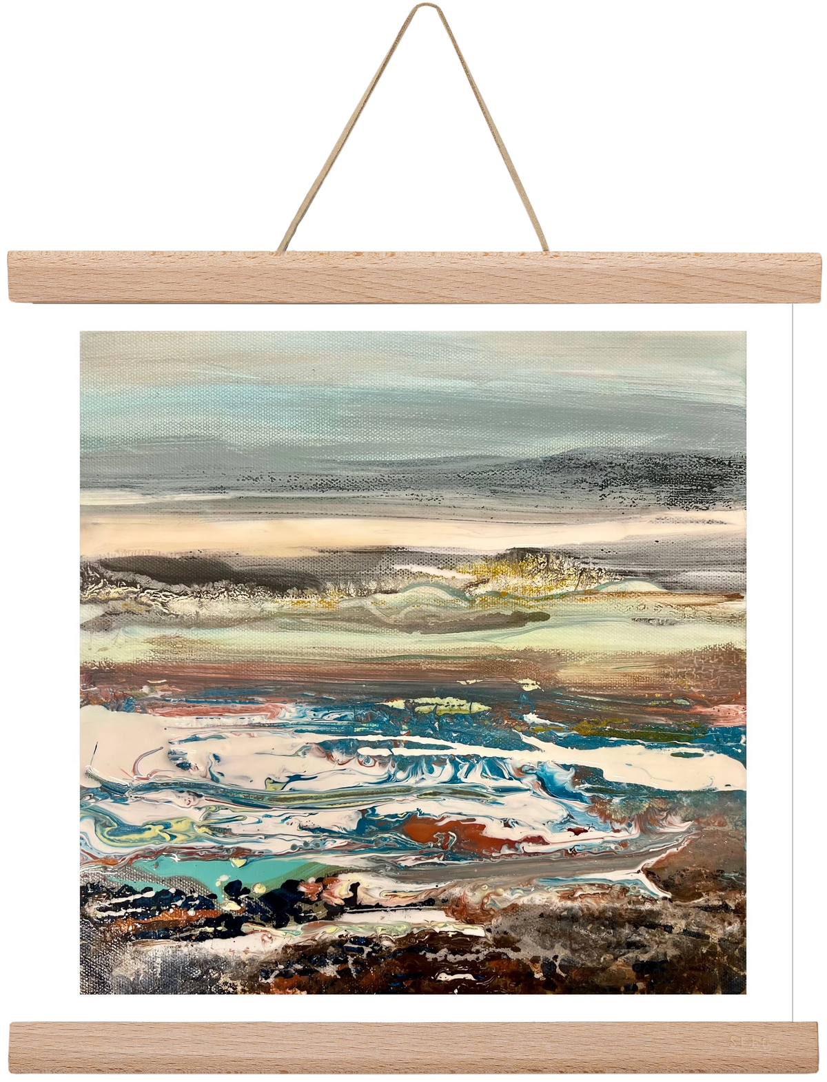 Layers , 30x30 cm (30x30 cm), Tölgy akasztó