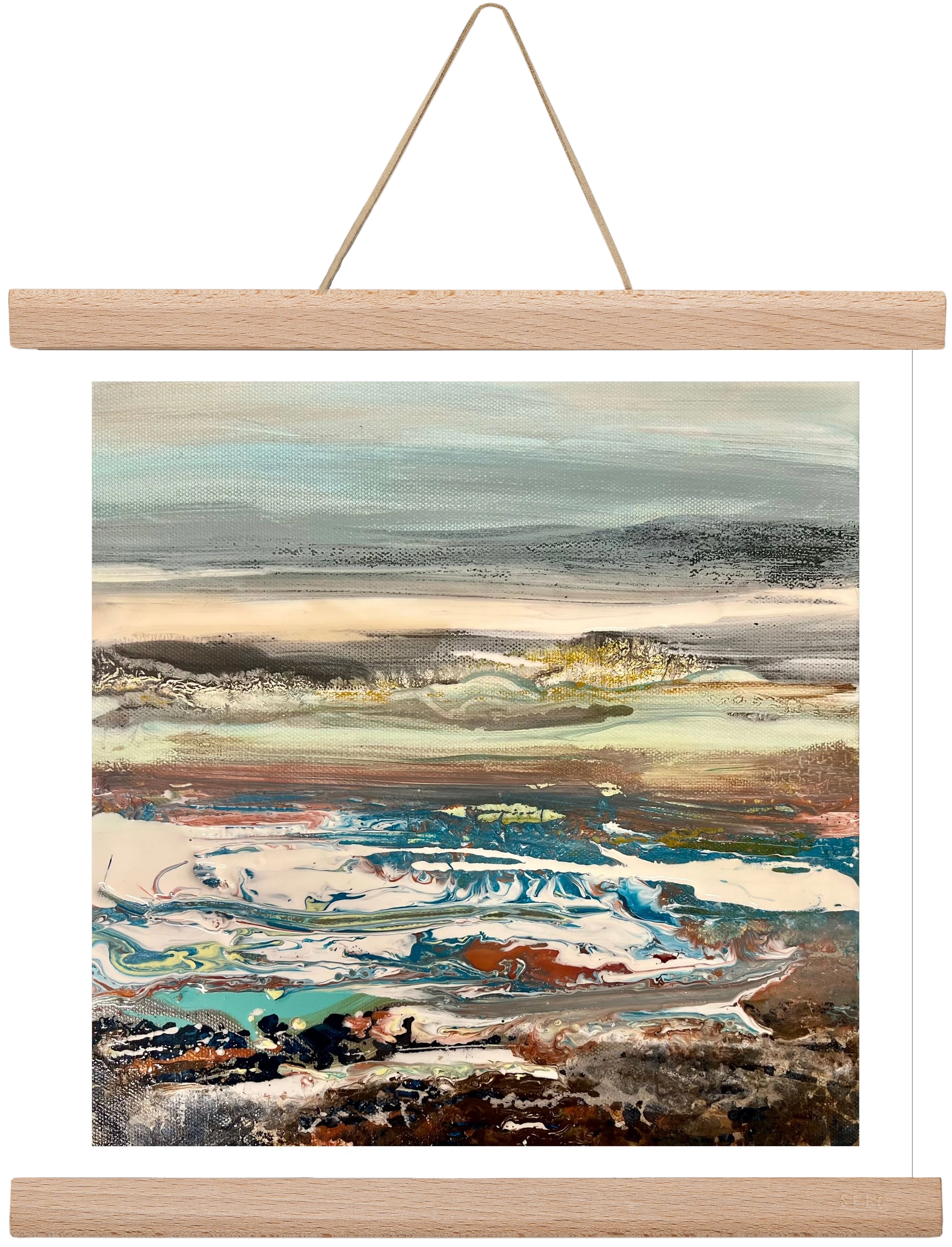 Layers , 30x30 cm (30x30 cm), Tölgy akasztó