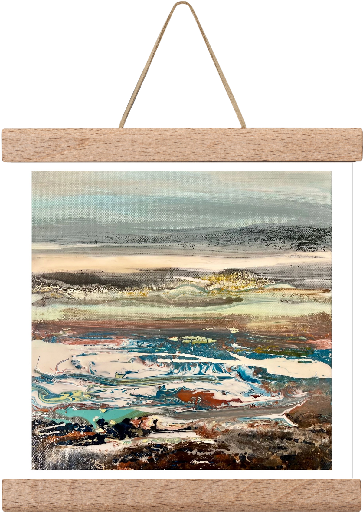 Layers , 20x20 cm (20x20 cm), Tölgy akasztó