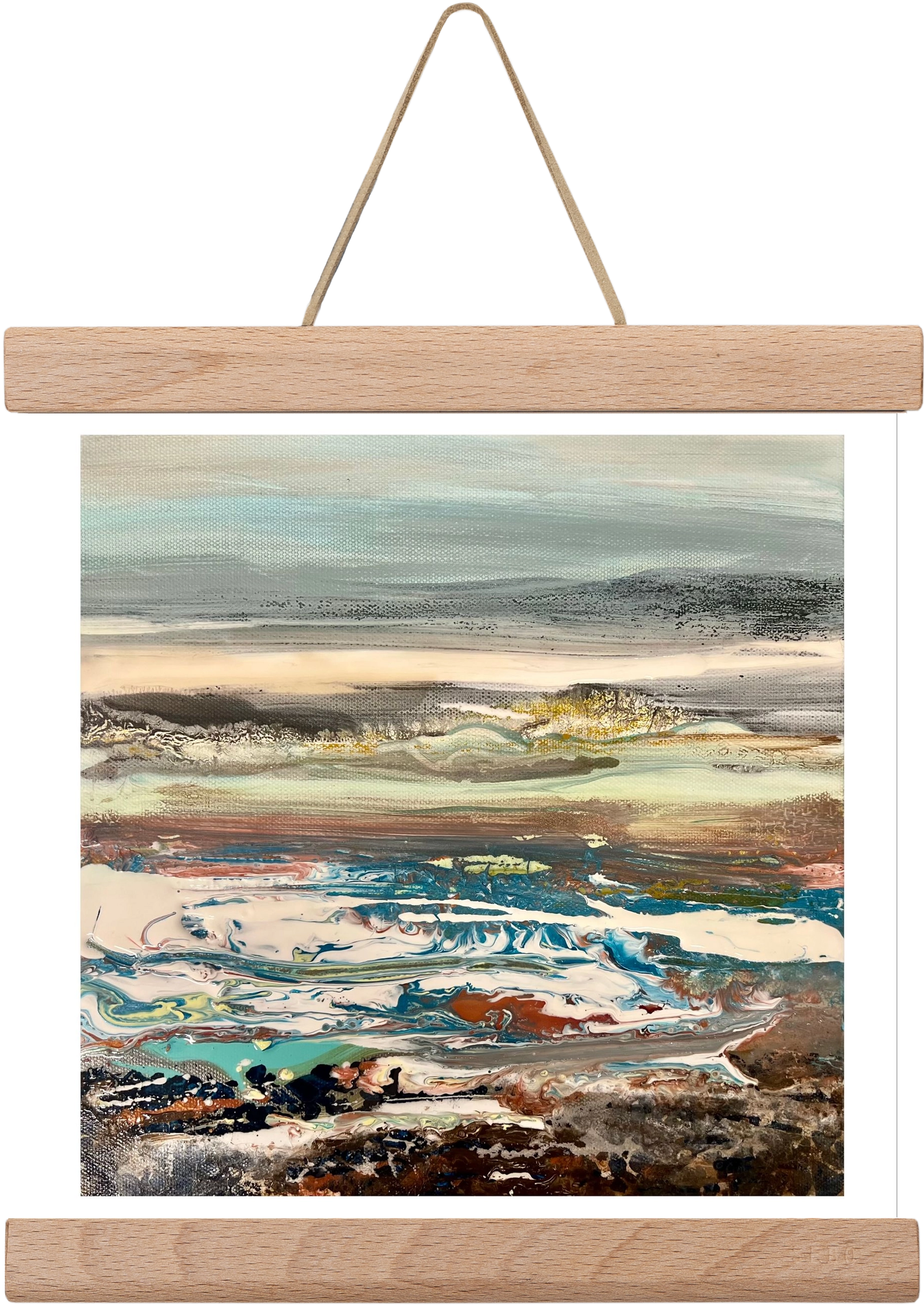 Layers , 20x20 cm (20x20 cm), Tölgy akasztó