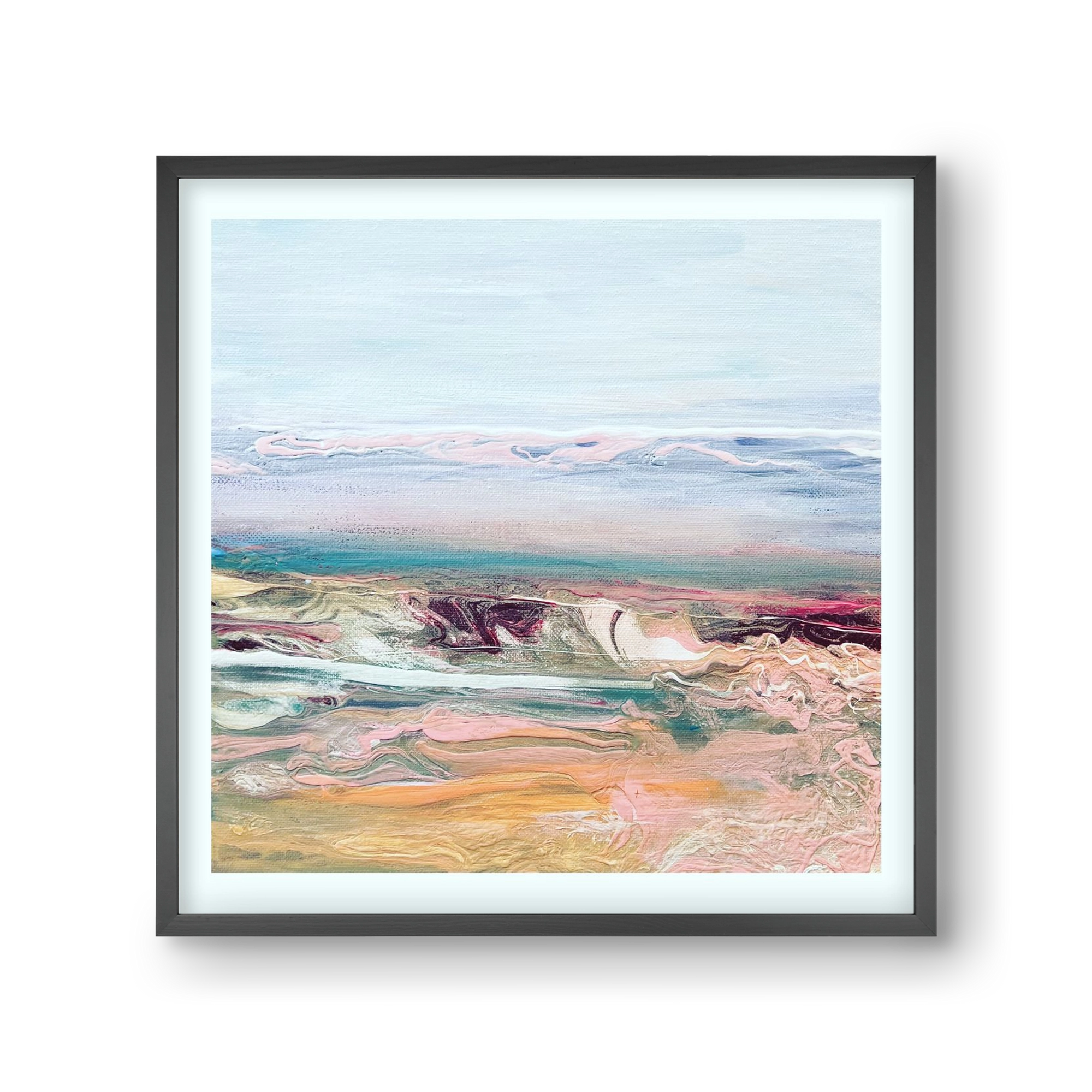 Above the clouds , 30x30 cm (30x30 cm), Fekete keret