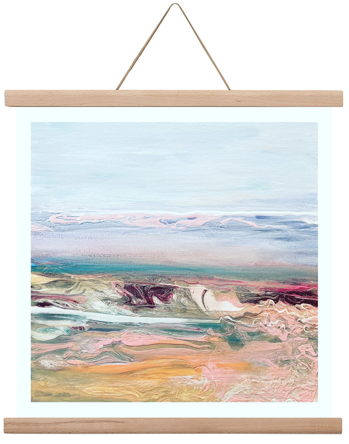 Above the clouds , 40x40 cm (40x40 cm), Tölgy akasztó