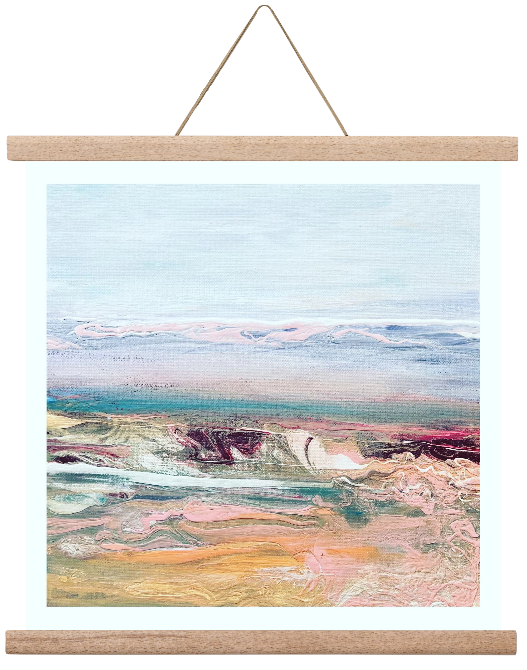 Above the clouds , 40x40 cm (40x40 cm), Tölgy akasztó