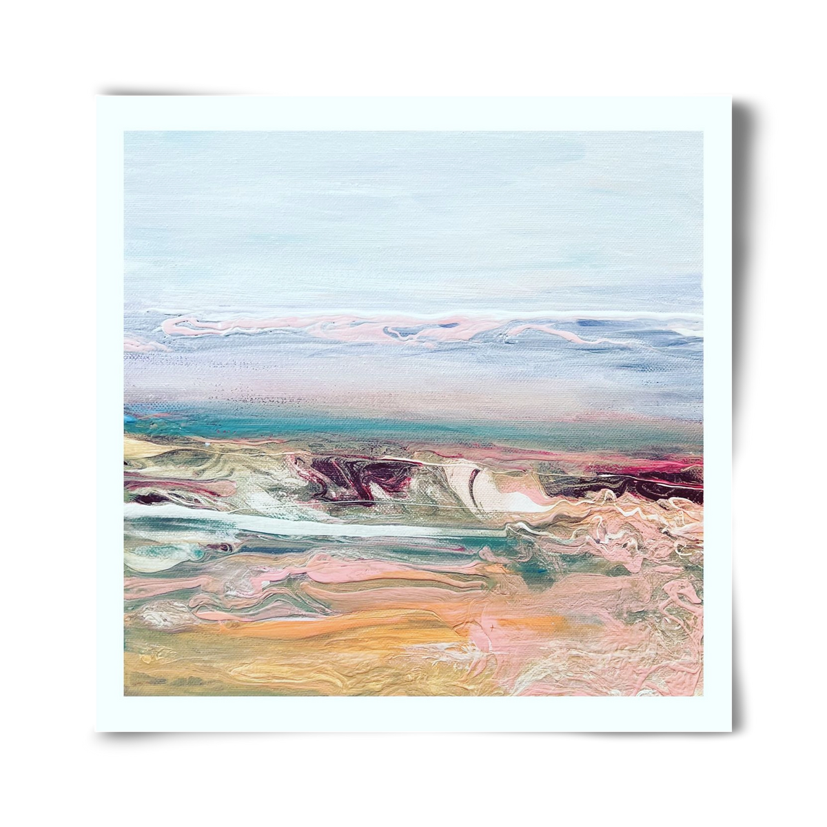 Above the clouds , 40x40 cm, Keret nélkül