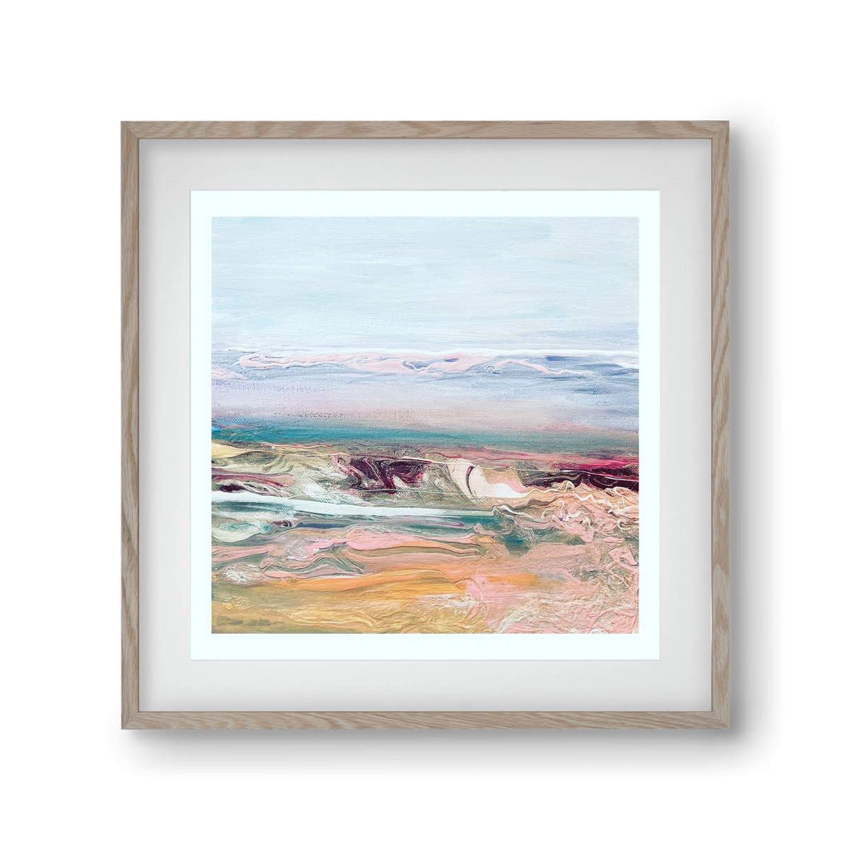 Above the clouds , 30x30 cm (20x20 cm), Tölgy keret, paszpartuval