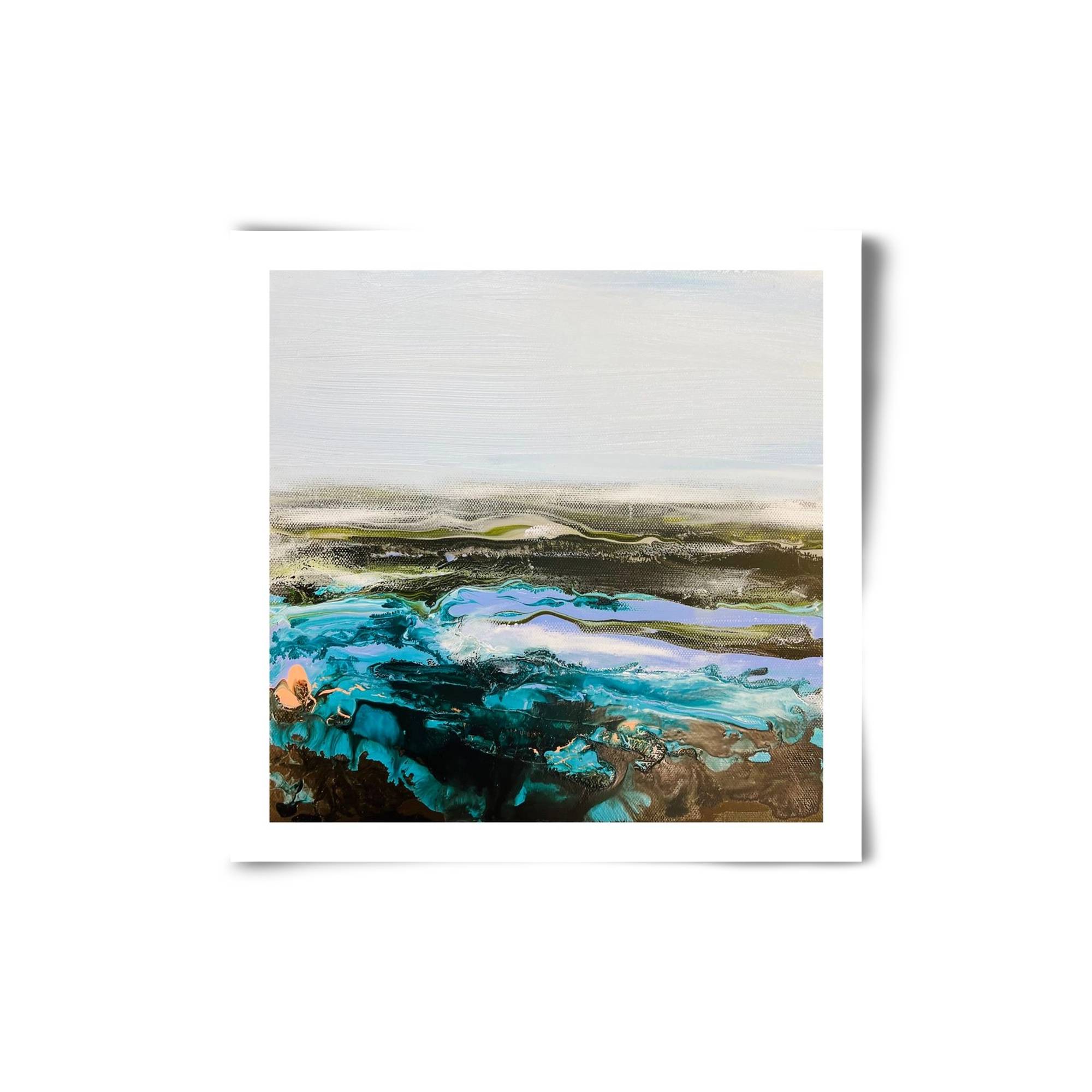 Mountain tops, 20x20 cm, Keret nélkül