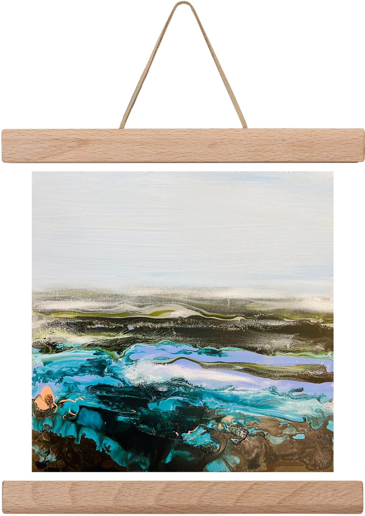 Mountain tops, 20x20 cm (20x20 cm), Tölgy akasztó